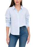 Camicia JDY Bianco celeste Mila a righe 15345487 /Kentucky Blue JDY 