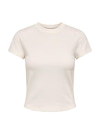 T-shirt Only Superior Bianco Cropped 15377620 /Cloud Dancer ONLY 
