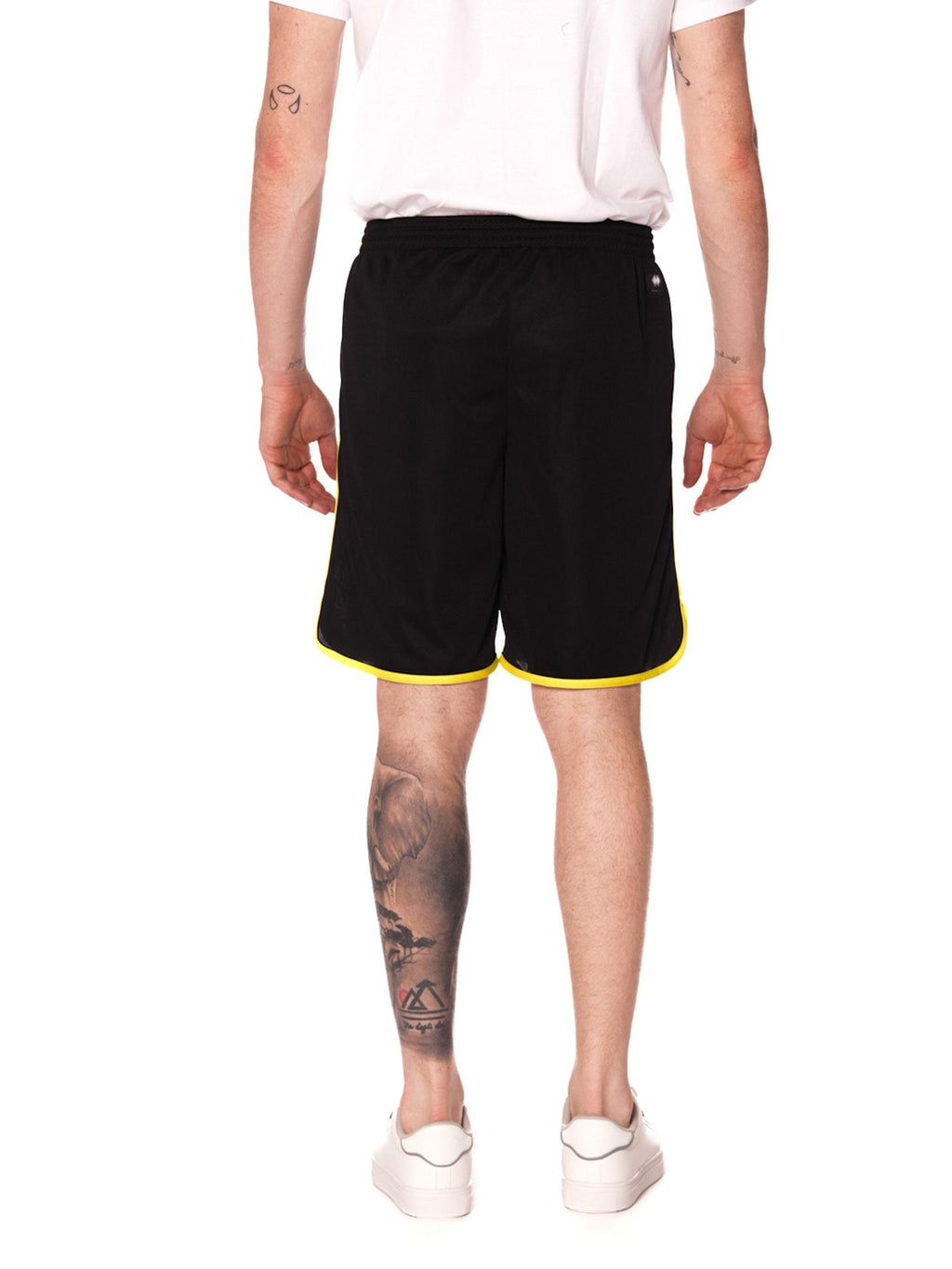 Bermuda Errea Nero Giallo con logo piccolo R31P0M 120 ERREA 