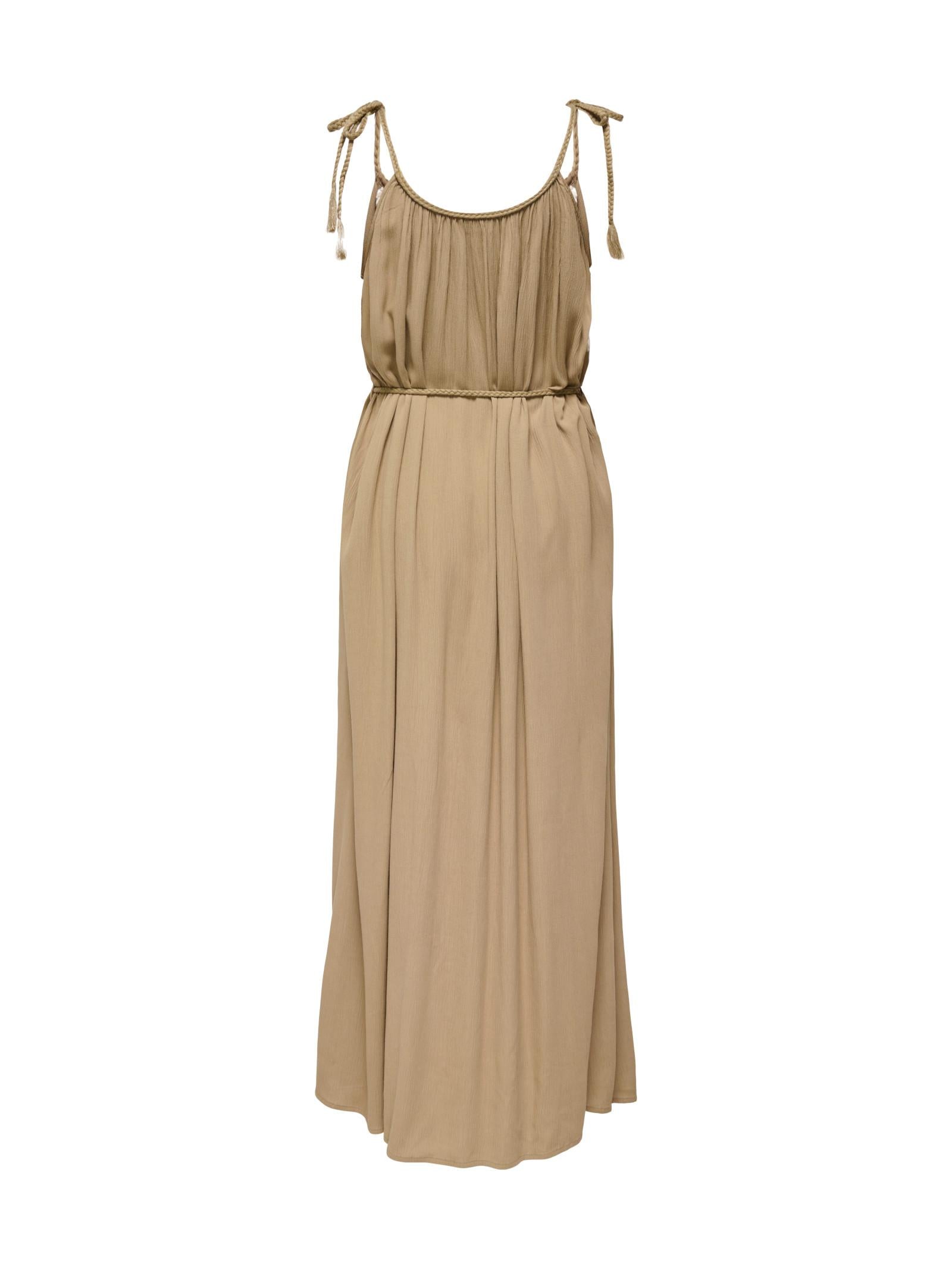 Abito JDY Beige Liva lungo 15367118 /Petrified Oak JDY 