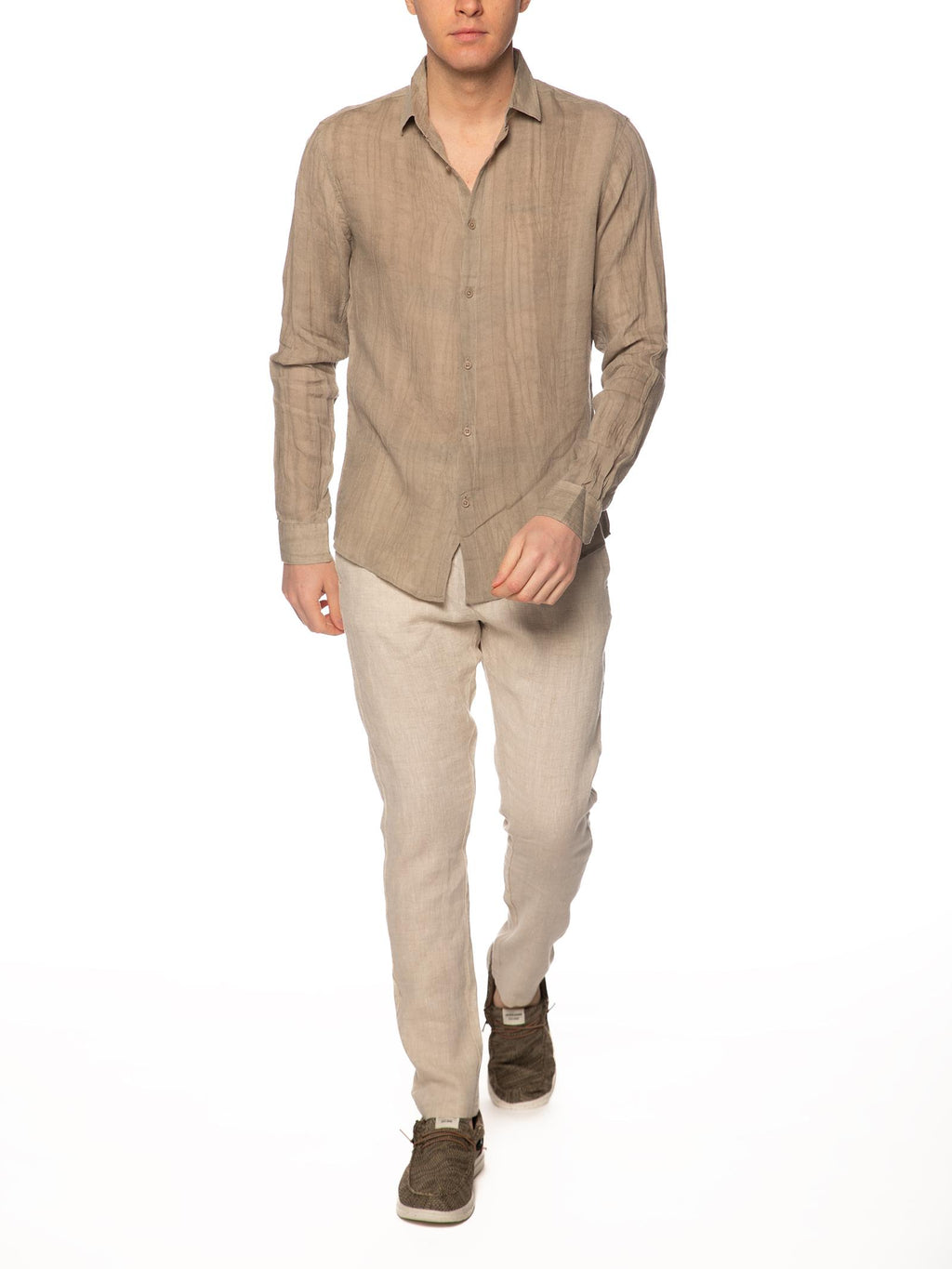 Camicia Gianni Lupo Fango mussolina GL7831S FANGO GIANNI LUPO 