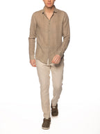 Camicia Gianni Lupo Fango mussolina GL7831S FANGO GIANNI LUPO 