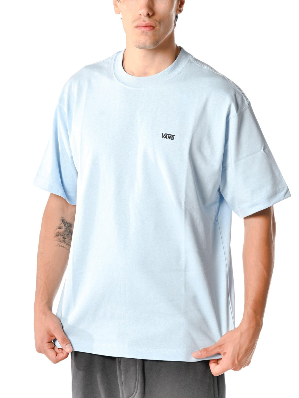 T-shirt Vans Celeste logo Loose P1P Cloud Blue VANS 