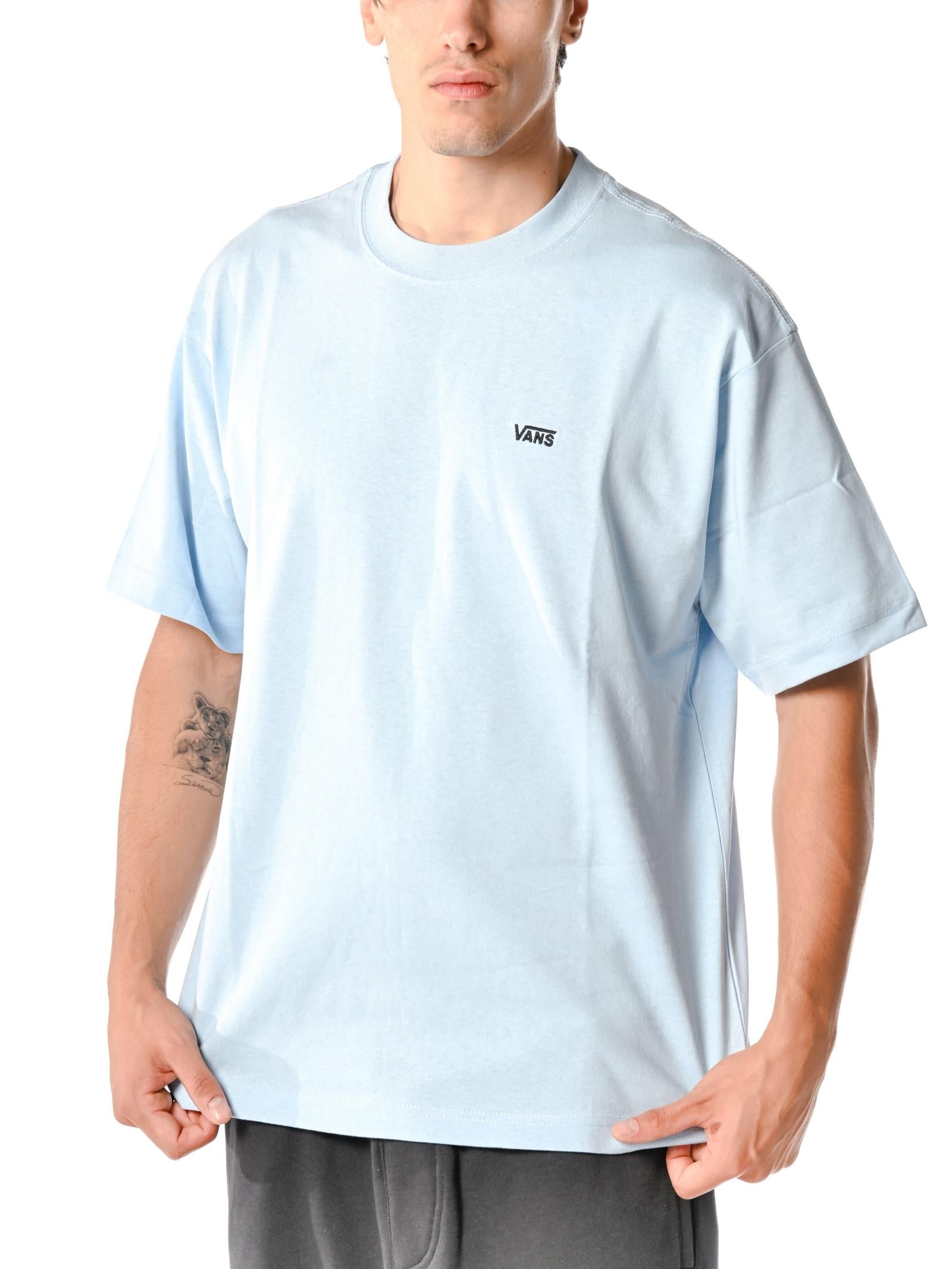 T-shirt Vans Celeste logo Loose P1P Cloud Blue VANS 