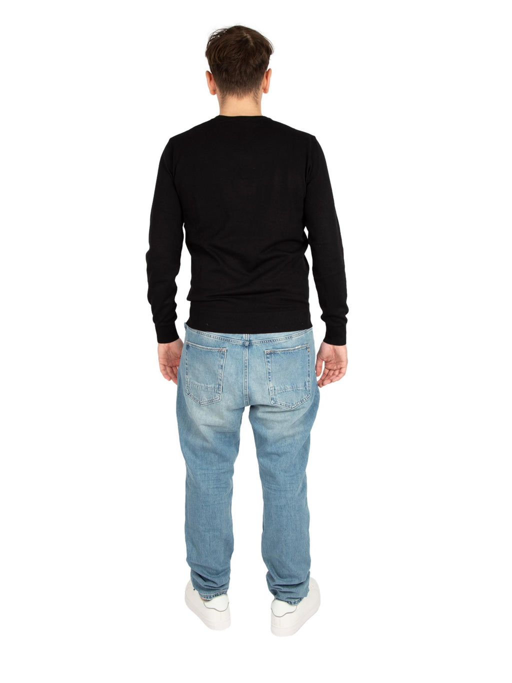 Jeans Gianni Lupo Medium Blue Denim Carrot GL185F Medium Blue Denim GIANNI LUPO 