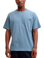 T-shirt Jack & Jones Dover Avio con taschino 12288897 /Blue Mirage JACK & JONES 