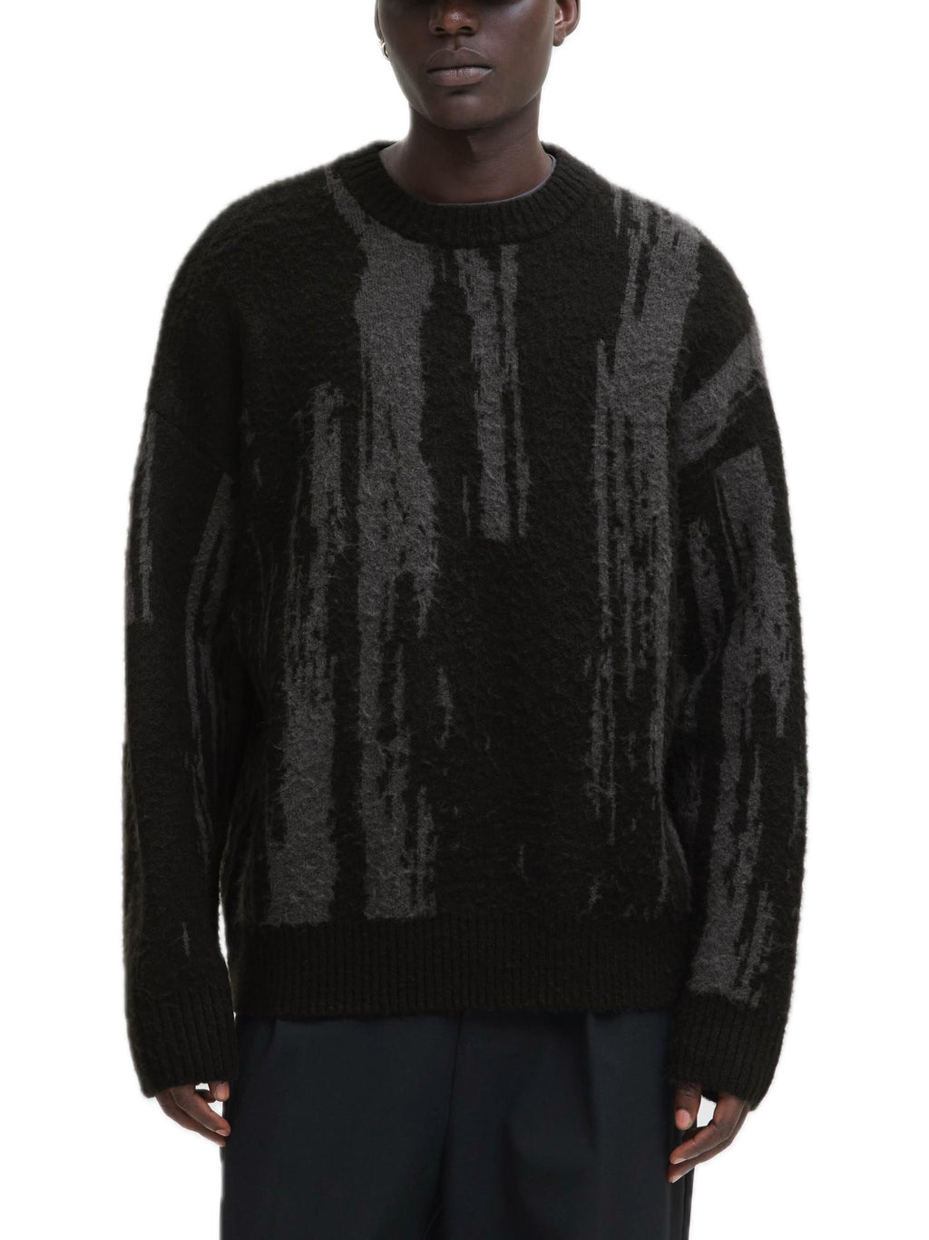 Maglia Jack & Jones Cover Nero fantasia 12283955 /Black JACK & JONES 