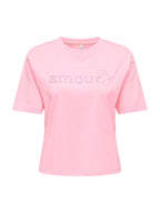 T-shirt Only Rhine Rosa Amour 15368901 /Romance Rose ONLY 