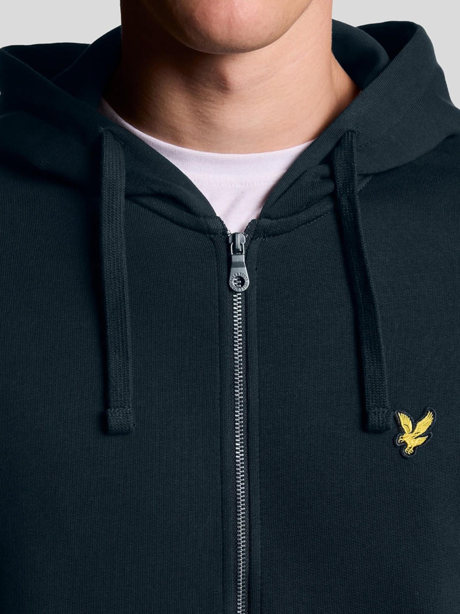 Felpa Lyle & Scott Blu cappuccio e zip ML420VOG DARK NAVY LYLE & SCOTT 