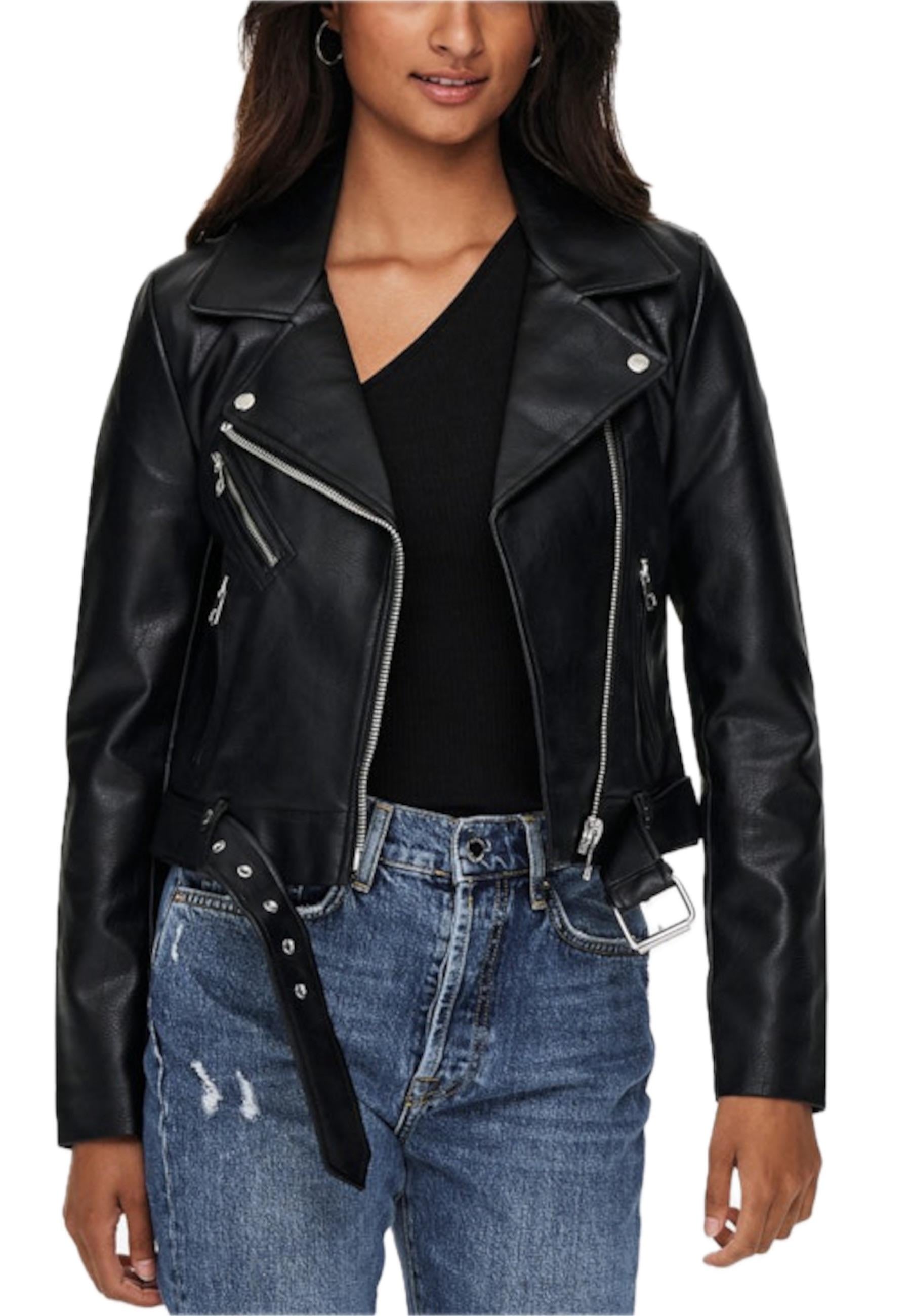 Biker Only Nero Vera in Ecopelle 15232135 /Black ONLY 