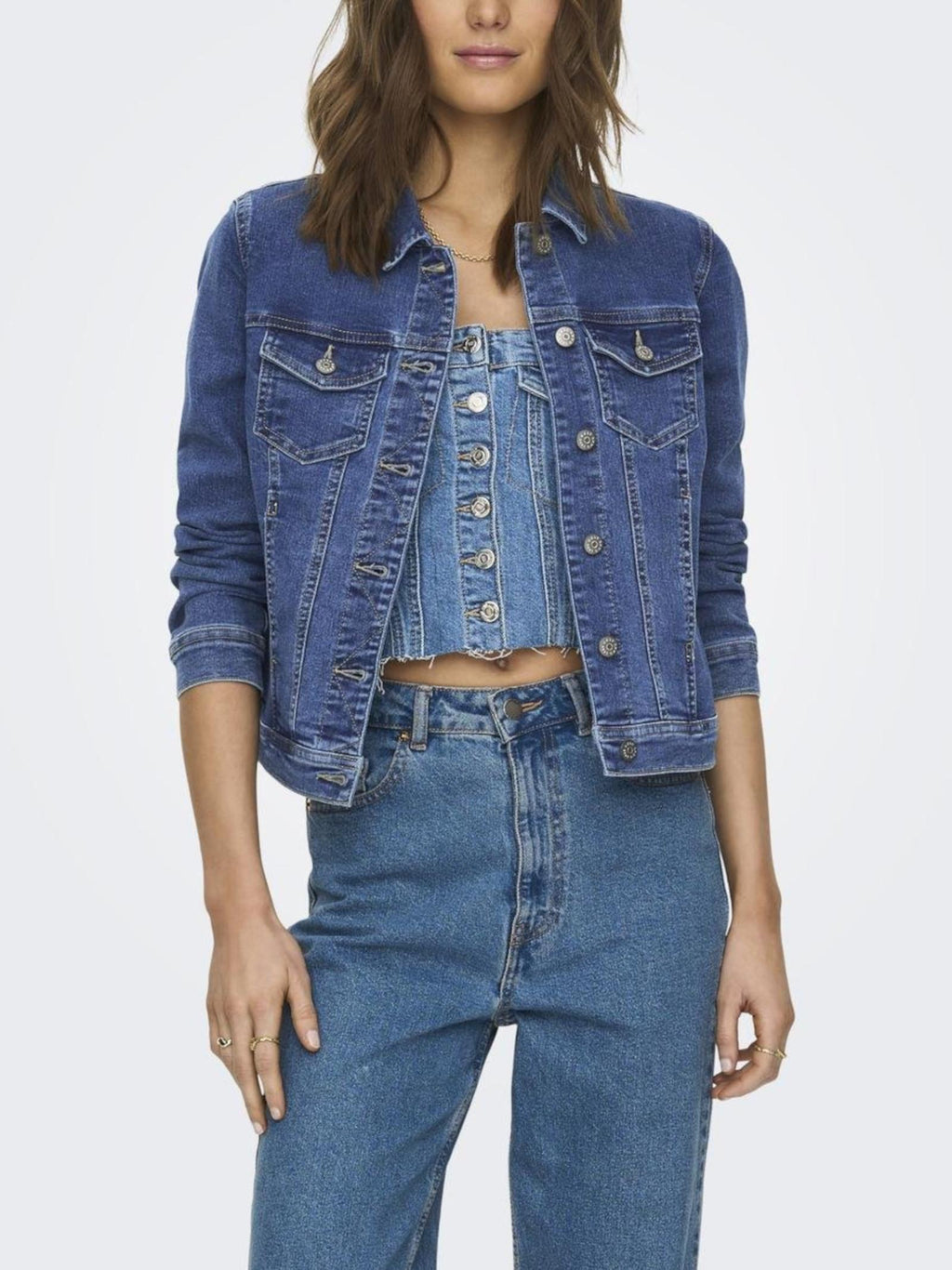 Giubbotto Only Wonder Medium Blue Denim 15243147 /Medium Blue Denim ONLY 