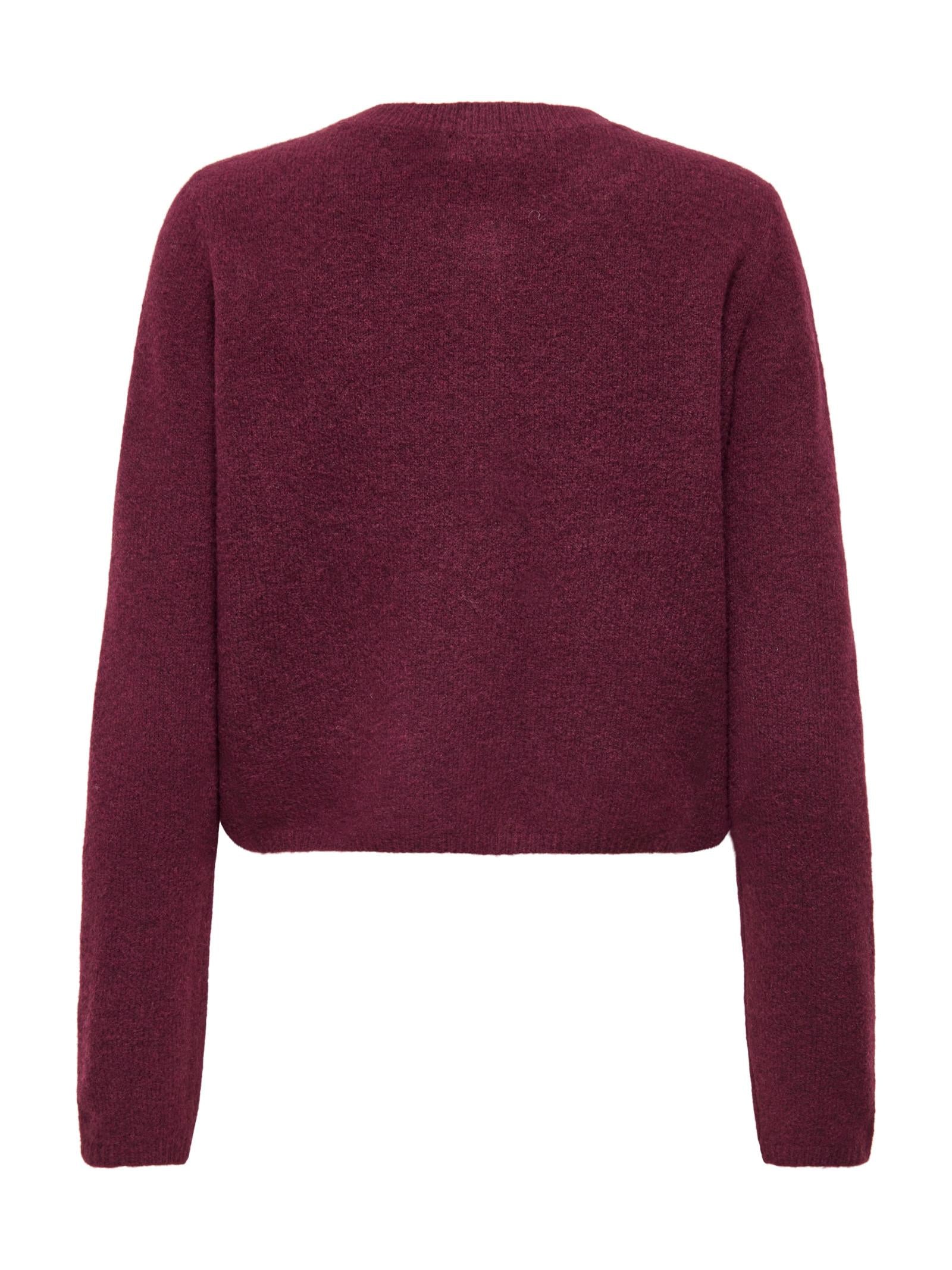 Cardigan Jacqueline De Yong Chloe Bordeaux bottone 15330581 /Winetasting JDY 