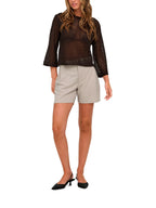 Shorts JDY Beige Geggo a vita alta 15370254 /Chateau Gray JDY 