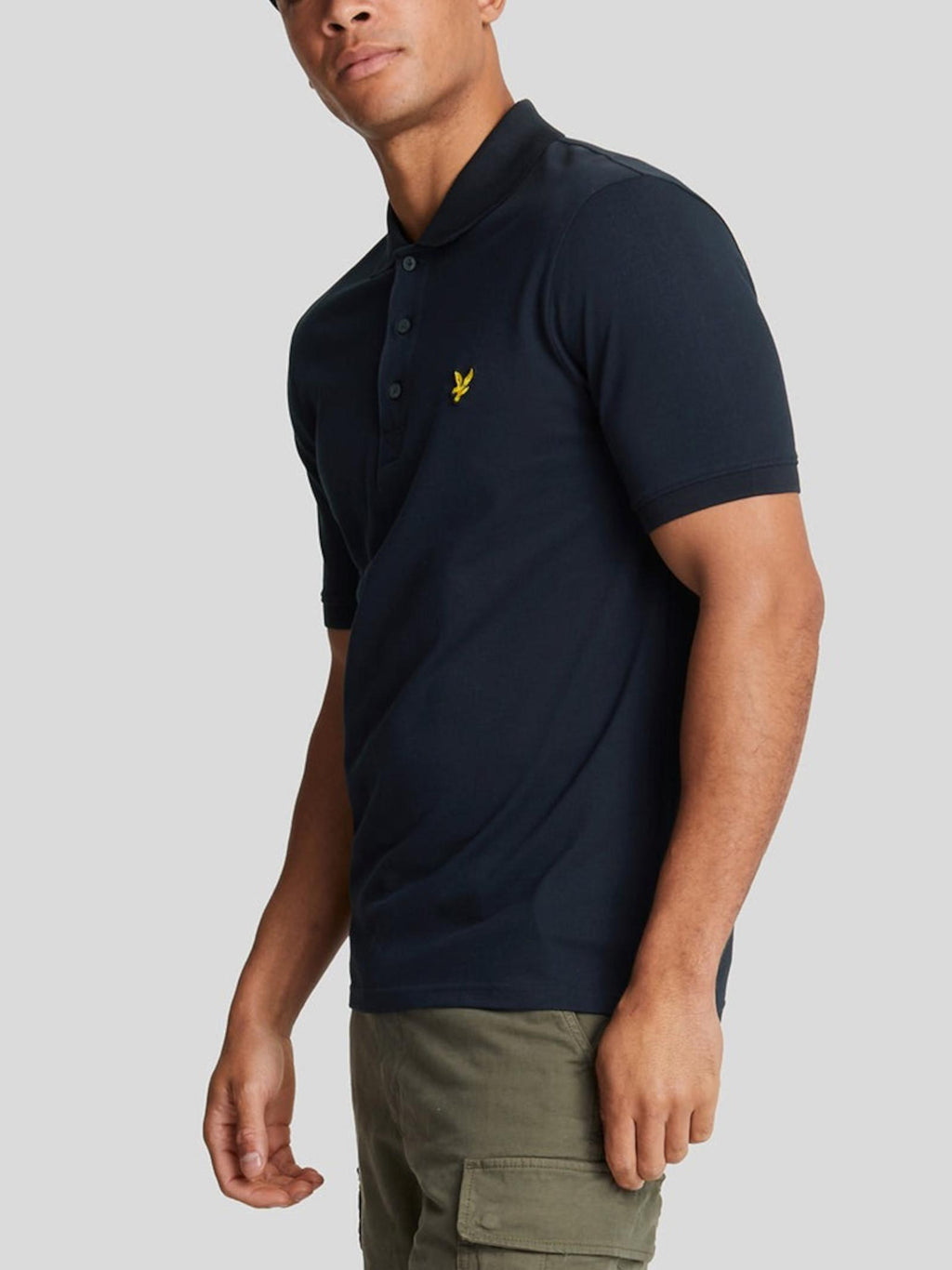Polo Lyle & Scott Blu colletto logo SP400VOG DARK NAVY LYLE & SCOTT 