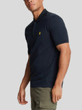Polo Lyle & Scott Blu colletto logo SP400VOG DARK NAVY LYLE & SCOTT 