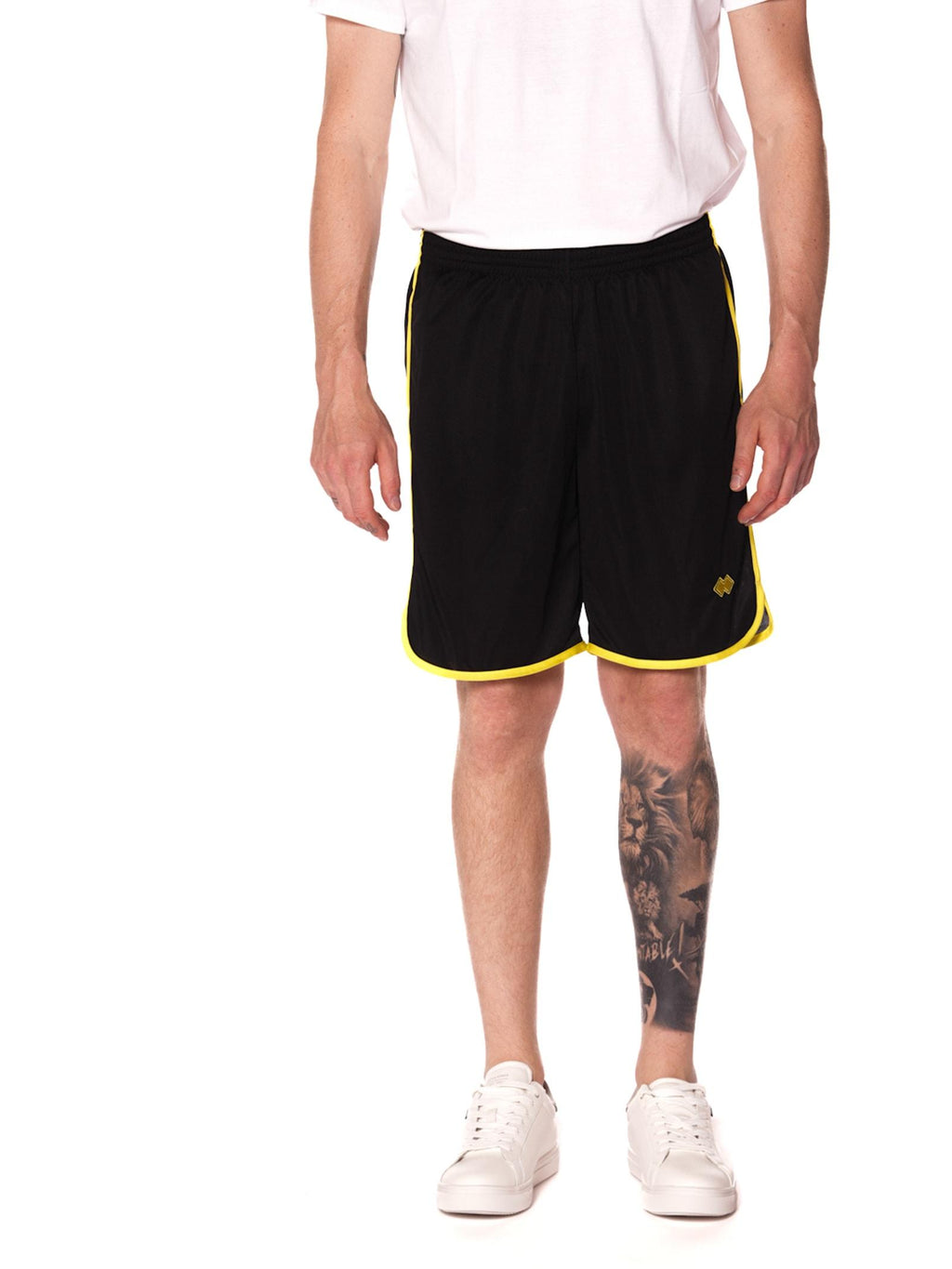 Bermuda Errea Nero Giallo con logo piccolo R31P0M 120 ERREA 