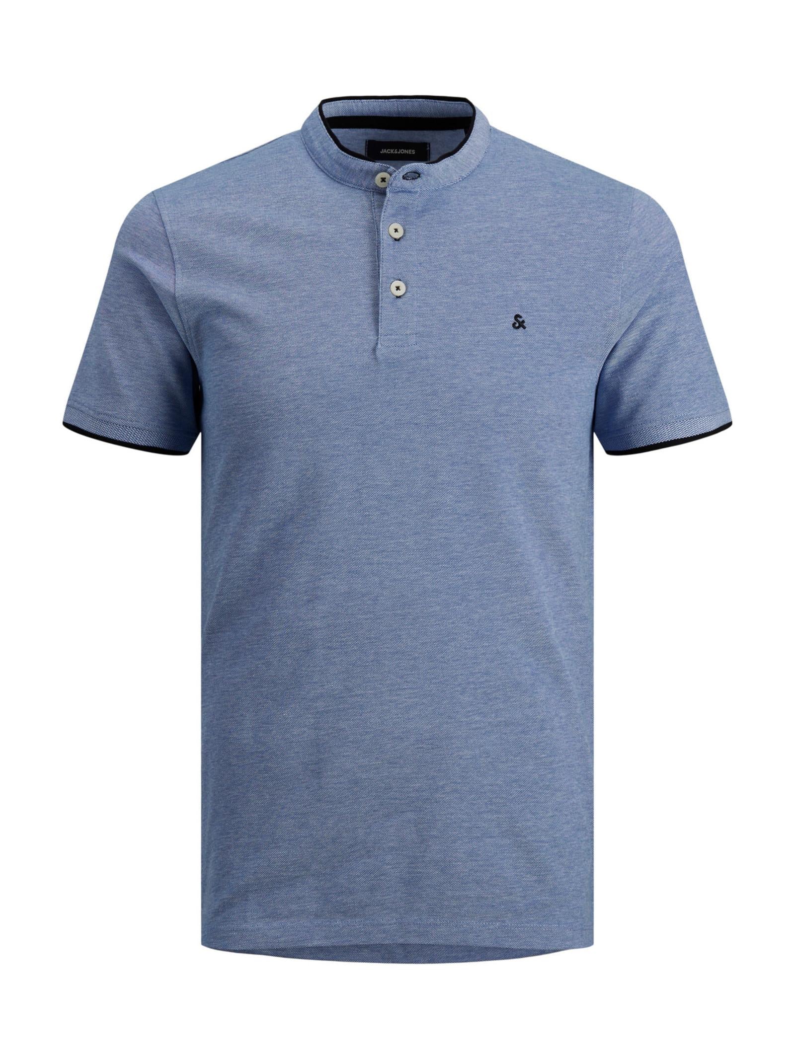 Polo Jack & Jones Paulos Azzurro manica corta 12199711 /Bright Cobalt JACK & JONES 