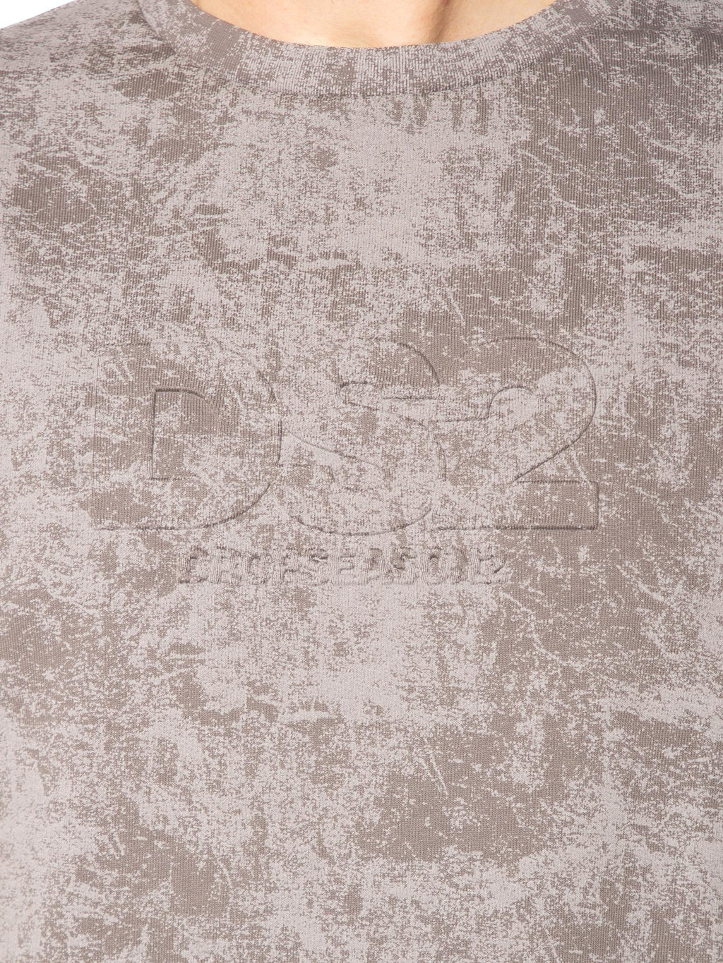 Felpa DS2 Grigio maltinto girocollo SS26201 GRIGIO DS2 
