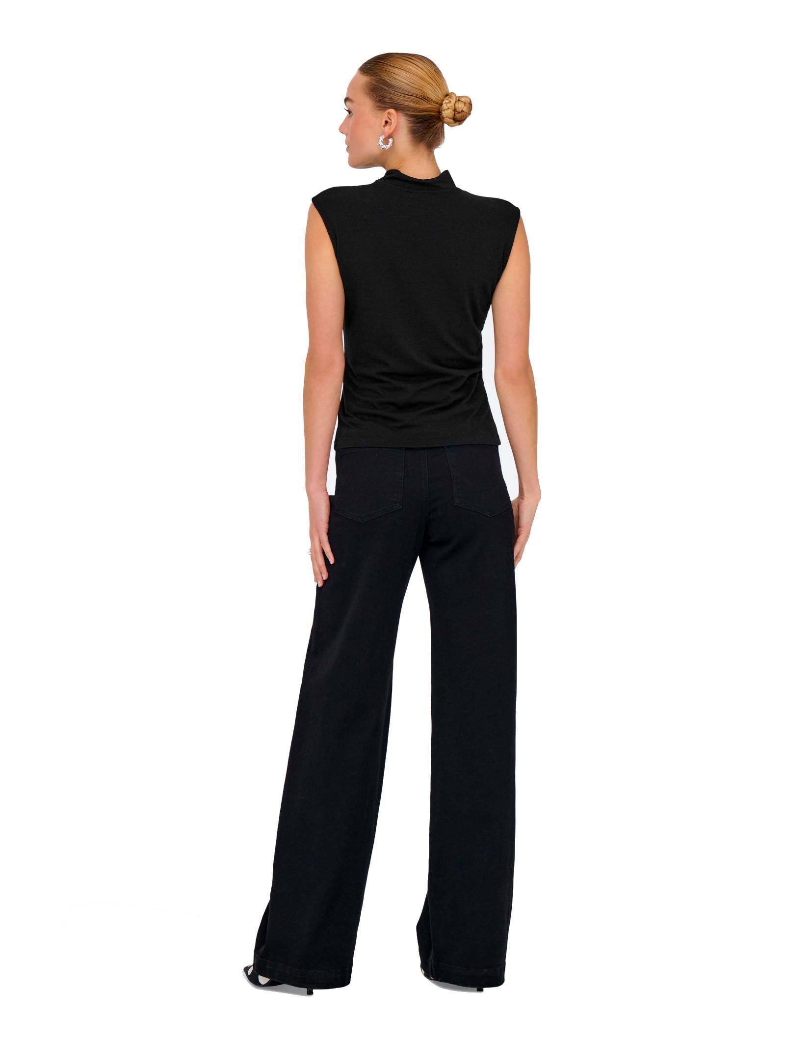 T-shirt JDY Ally Nero smanicato 15361293 /Black JDY 