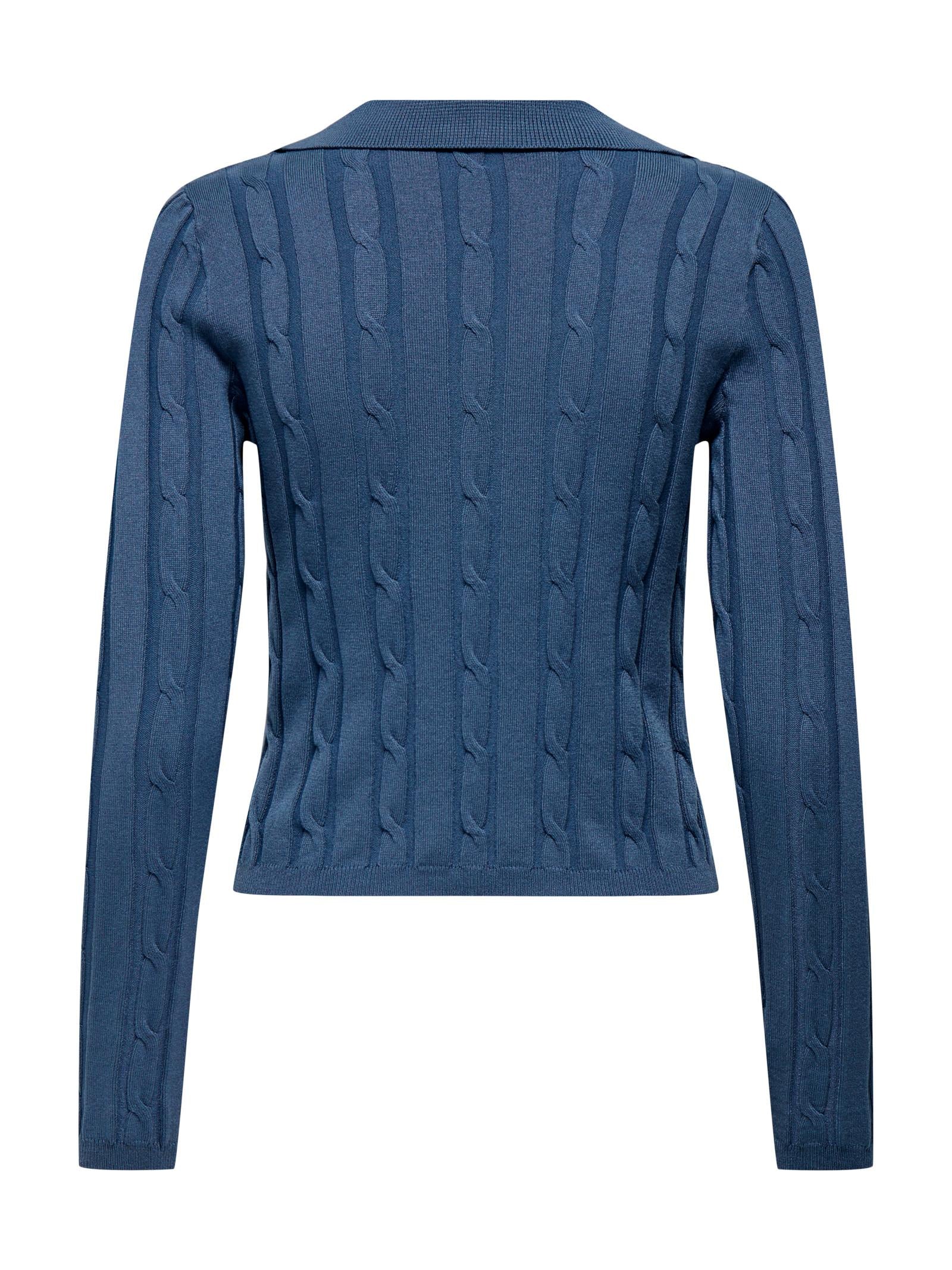 Cardigan Only Meddi Indaco in maglia 15352102 /Vintage Indigo ONLY 