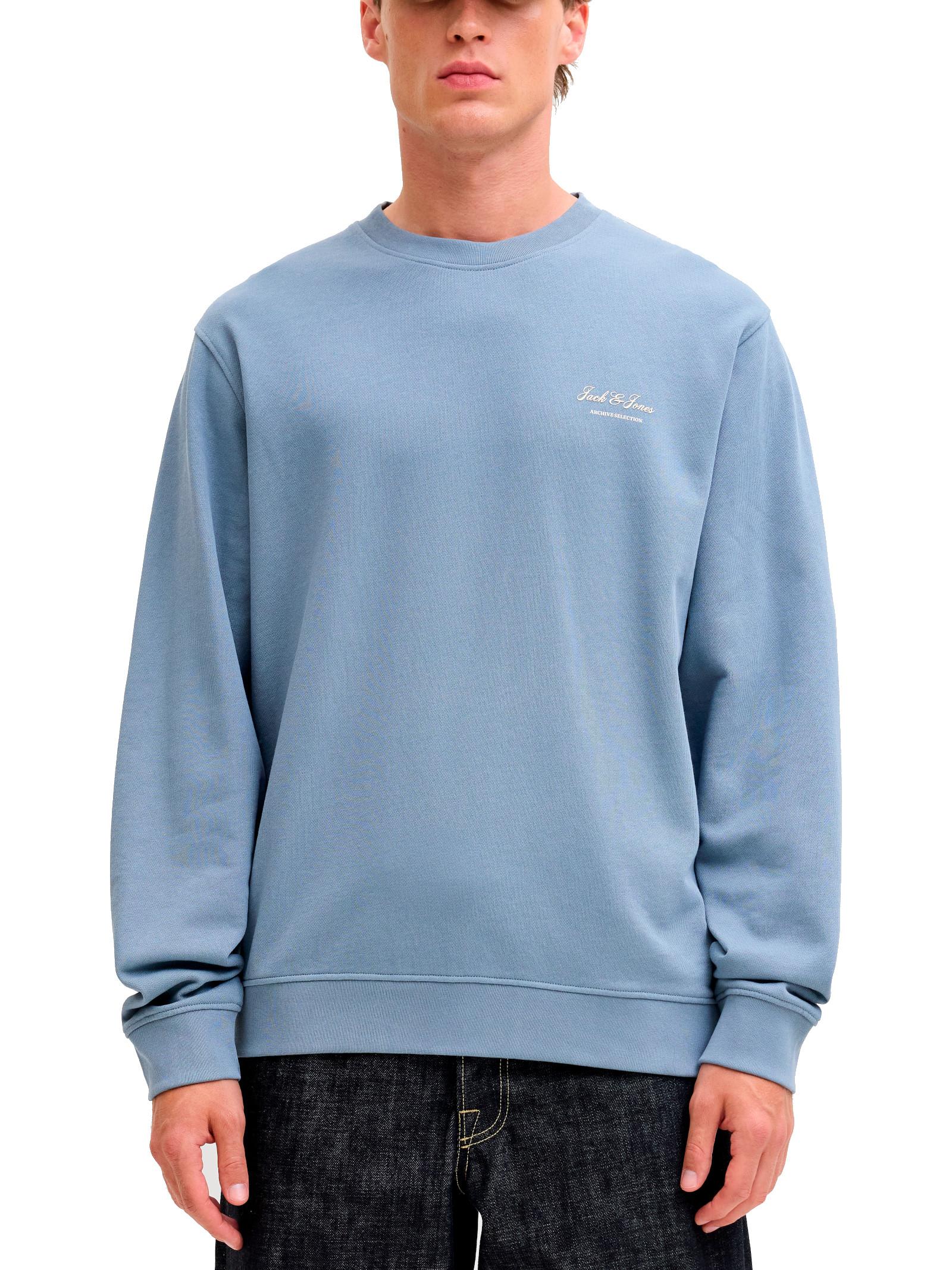 Felpa Jack & Jones Archive Petrolio girocollo 12287995 /Blue Mirage JACK & JONES 