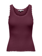 Top Only Bordeaux Sara pizzo 15345994 /Burgundy ONLY 