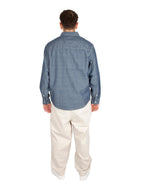 Camicia Calvin Klein Medium Blue Denim in Chambray J326558 1A4 CALVIN KLEIN JEANS 
