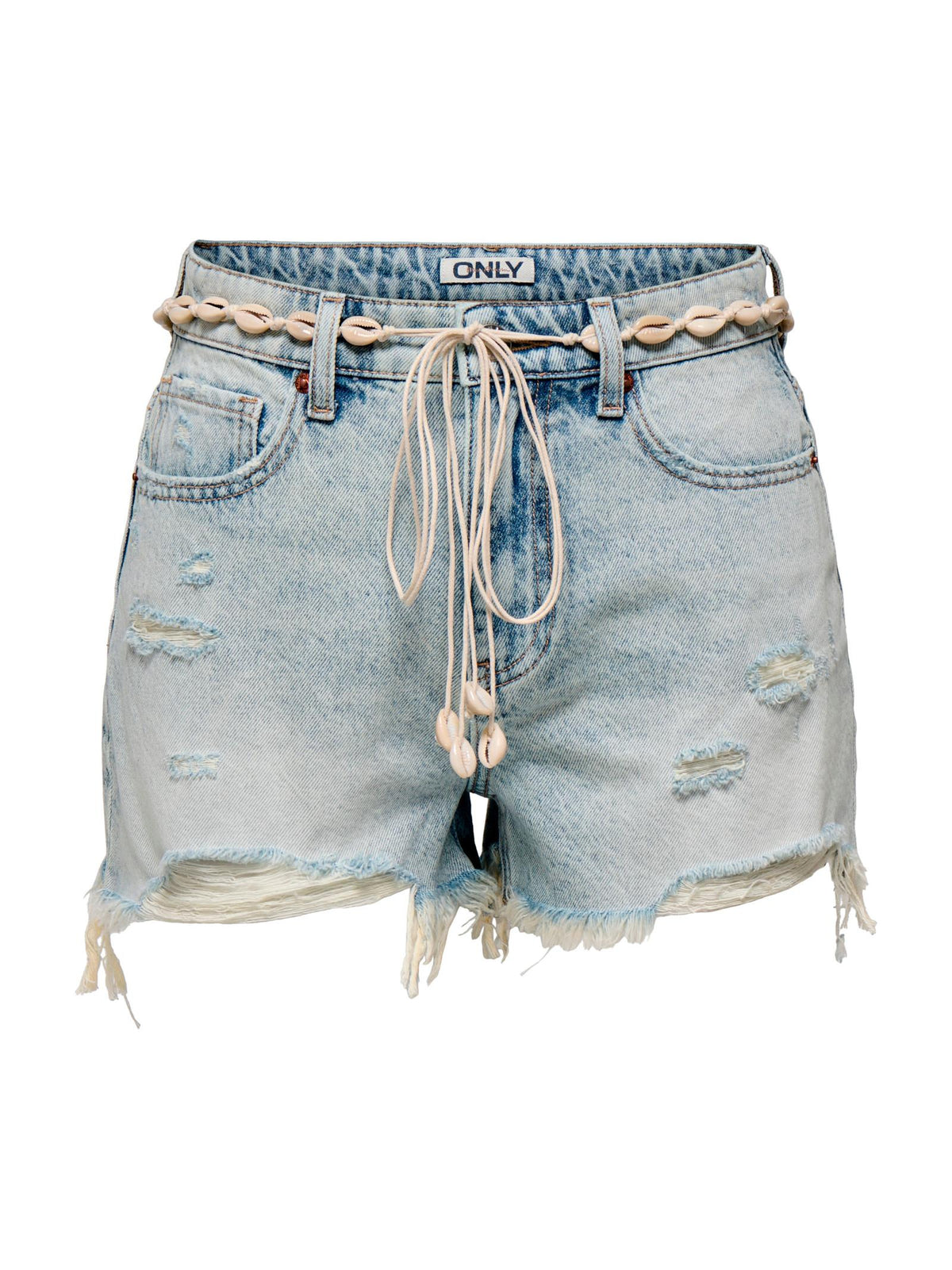 Shorts Only Light Blue Zuma bordi sfrangiati 15349510 /Light Blue Denim ONLY 