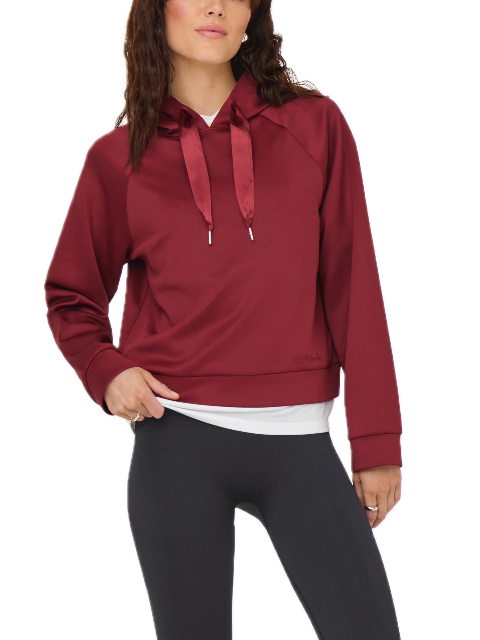 Felpa Only Lue Bordeaux con cappuccio 15352757 /Cabernet ONLY 