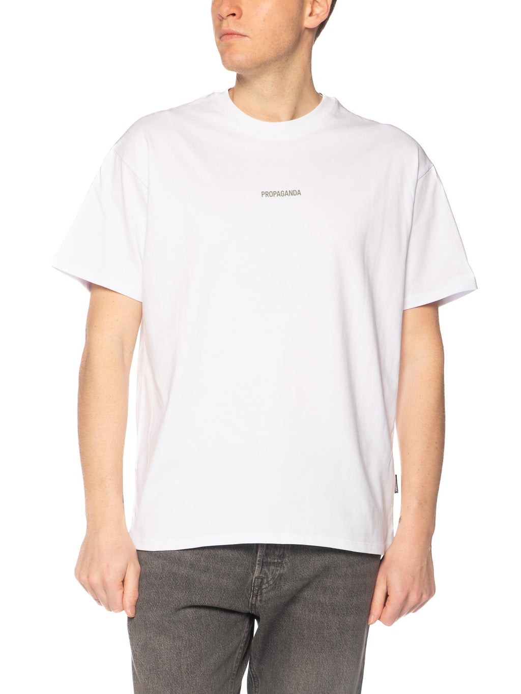 T-shirt Propaganda Bianco Ribs python TS679 BIANCO PROPAGANDA 