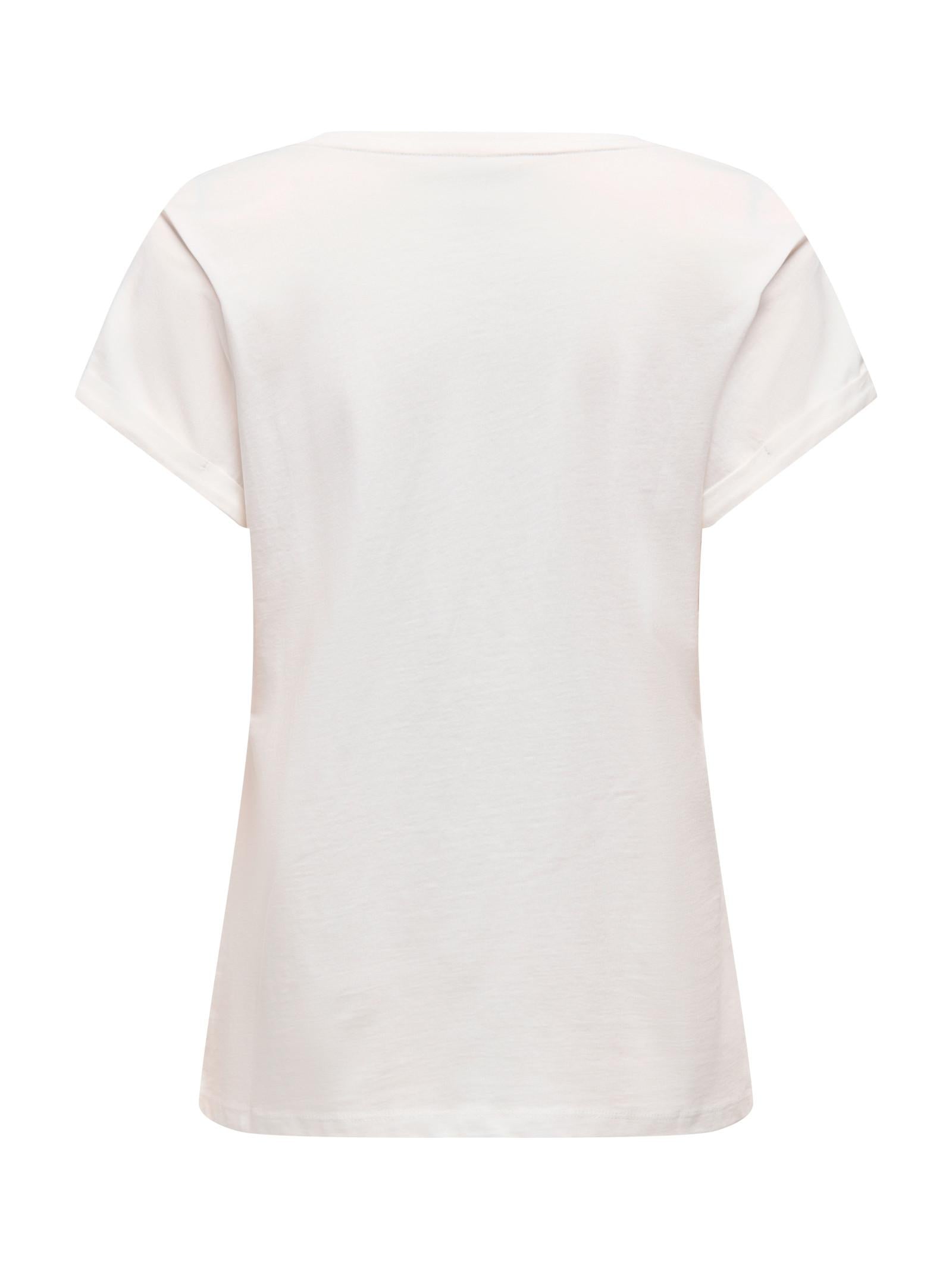 T-shirt Only Feluca Bianco con stampa 15367627 /Cloud Dancer ONLY 