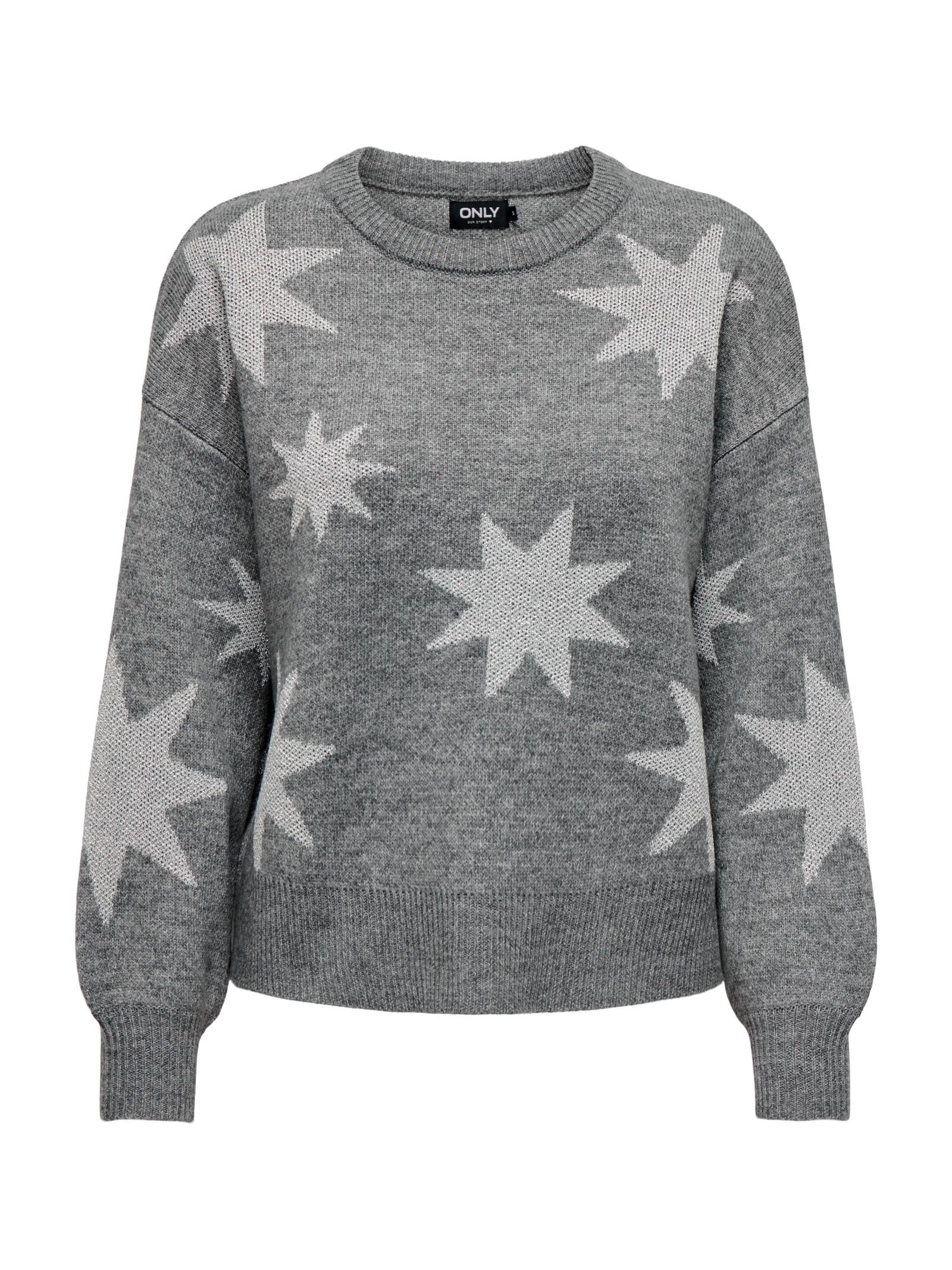 Maglia Only Rosie Grigio glitter 15328250 /Medium Grey Melange ONLY 