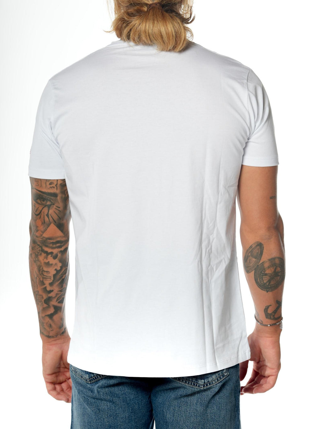T-shirt Superculture Bianco logo frontale A1367 BIANCO SUPERCULTURE 