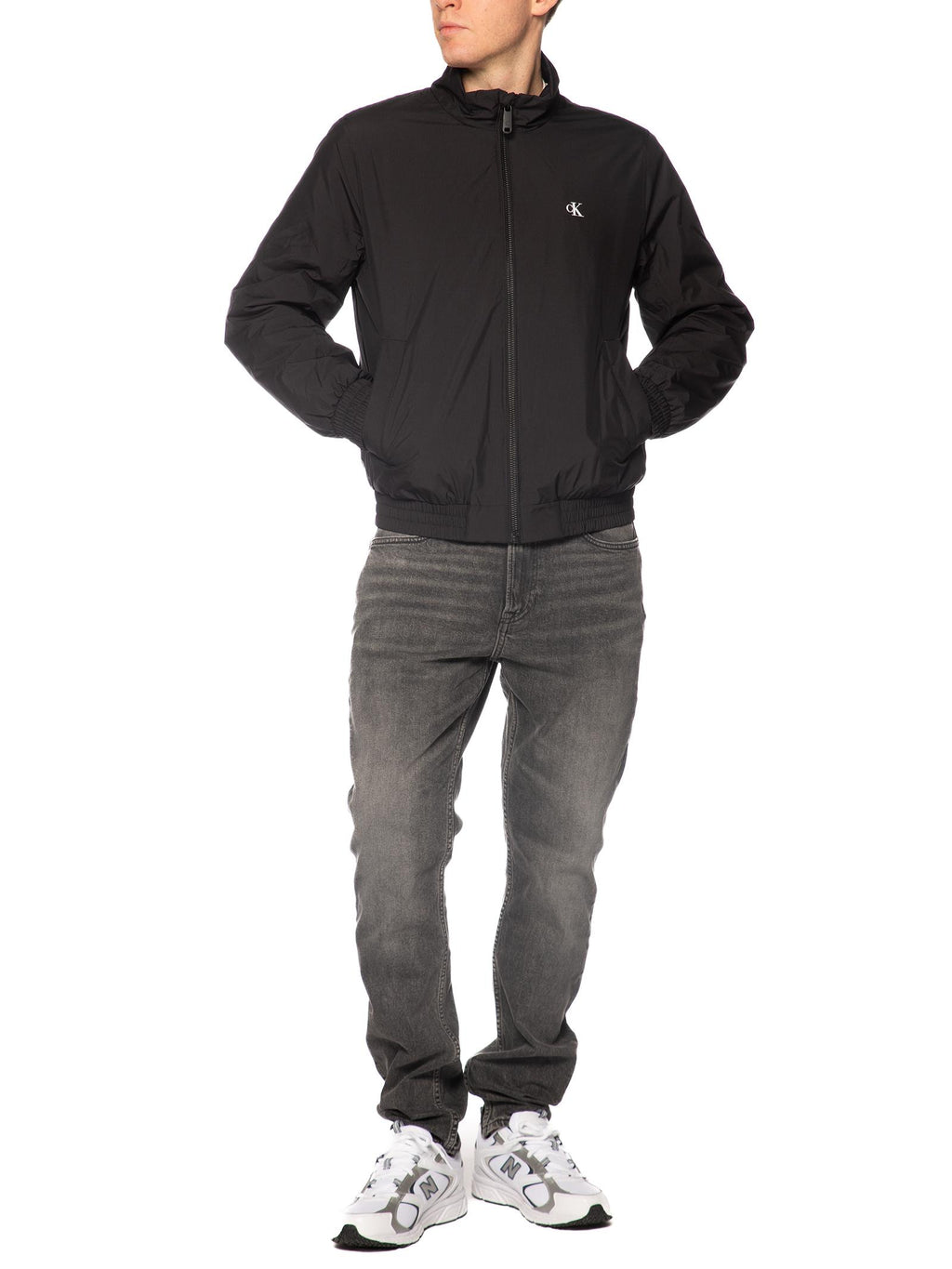 Giubbotto Calvin Klein Nero ripstop LV04RE515G UB1 CALVIN KLEIN 