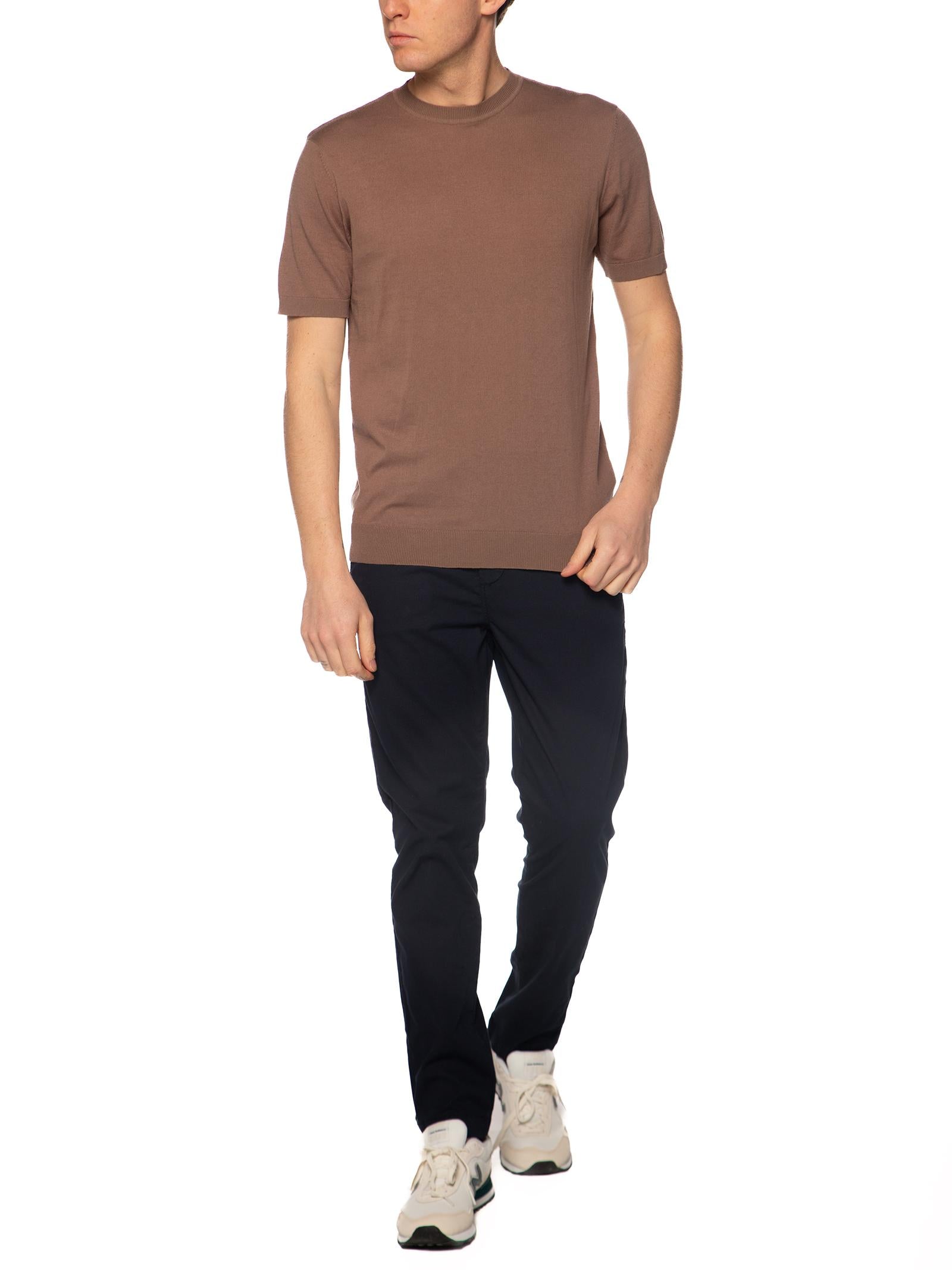 T-shirt Seinse Fango in maglia manica corta ME3186 FANGO SEINSE 