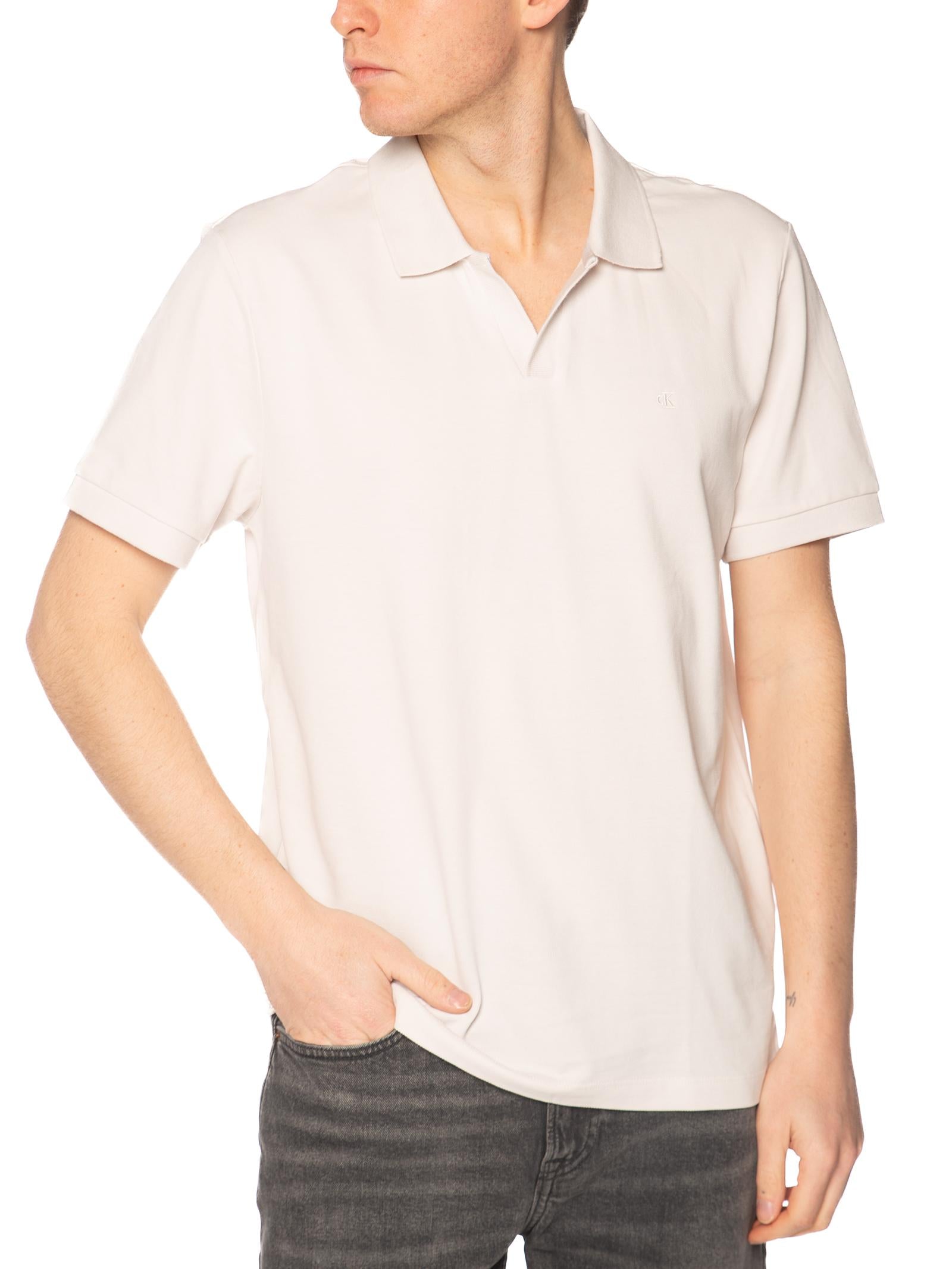 Polo Calvin Klein Panna collo aperto LV04RF215G GNA CALVIN KLEIN 