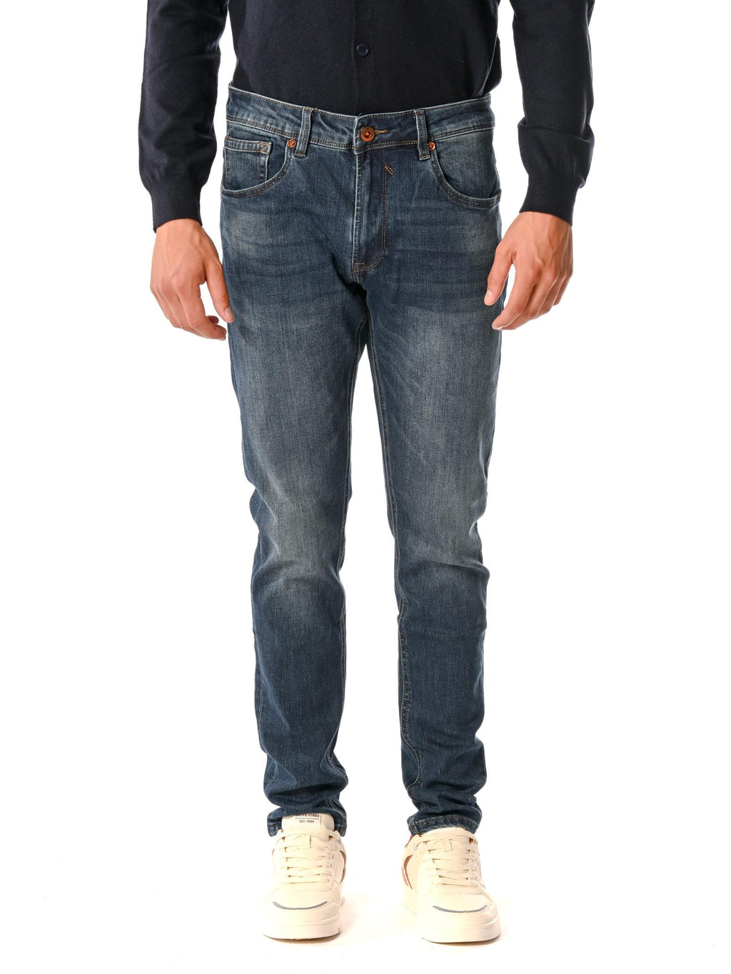 Jeans Gianni Lupo Kevin Medium Blue Skinny GL6373Q MEDIUM BLUE DENIM GIANNI LUPO 