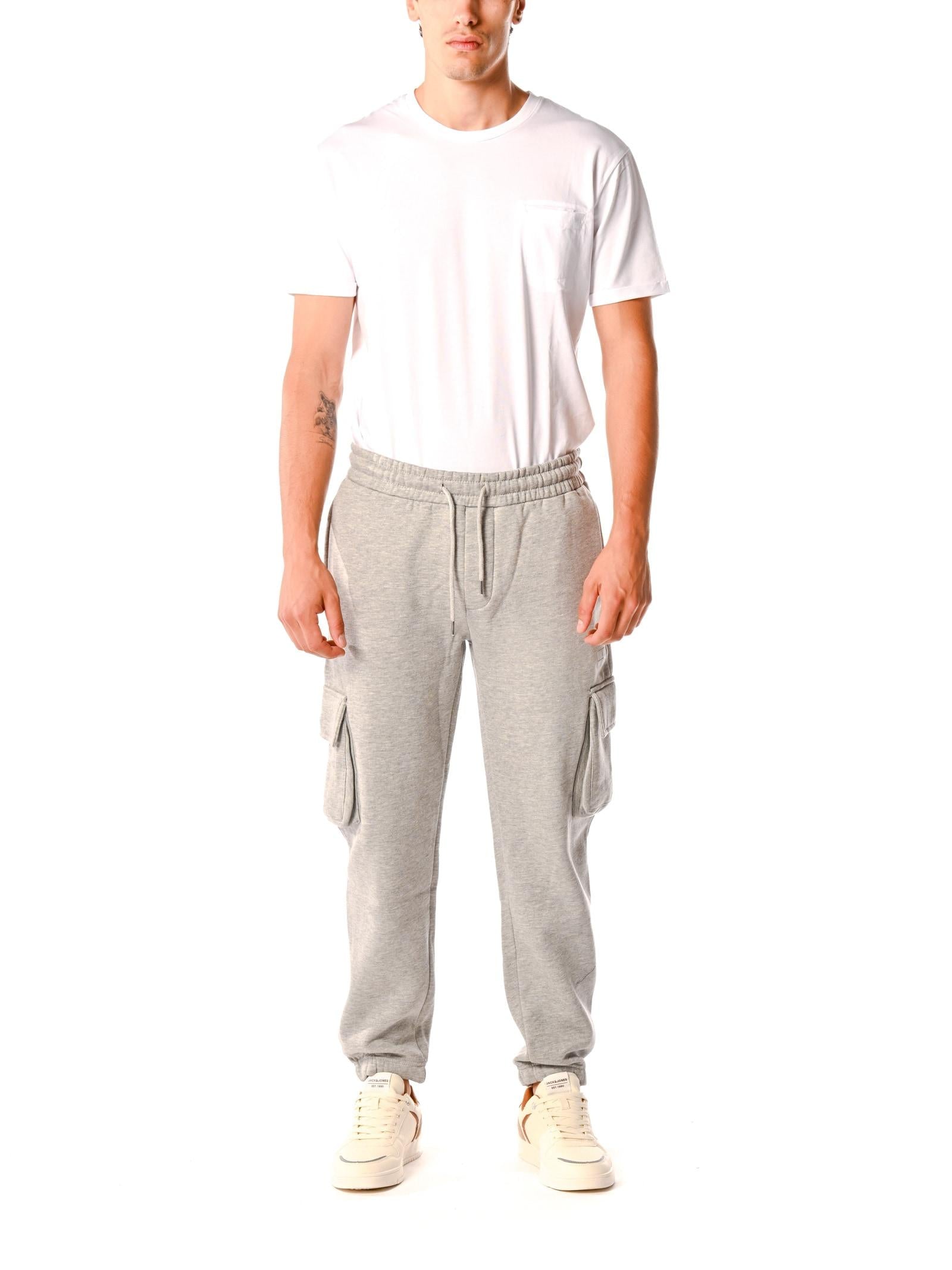 Pantalone Urban Ring Grigio in felpa cargo UR9120071 GRIGIO URBAN RING 