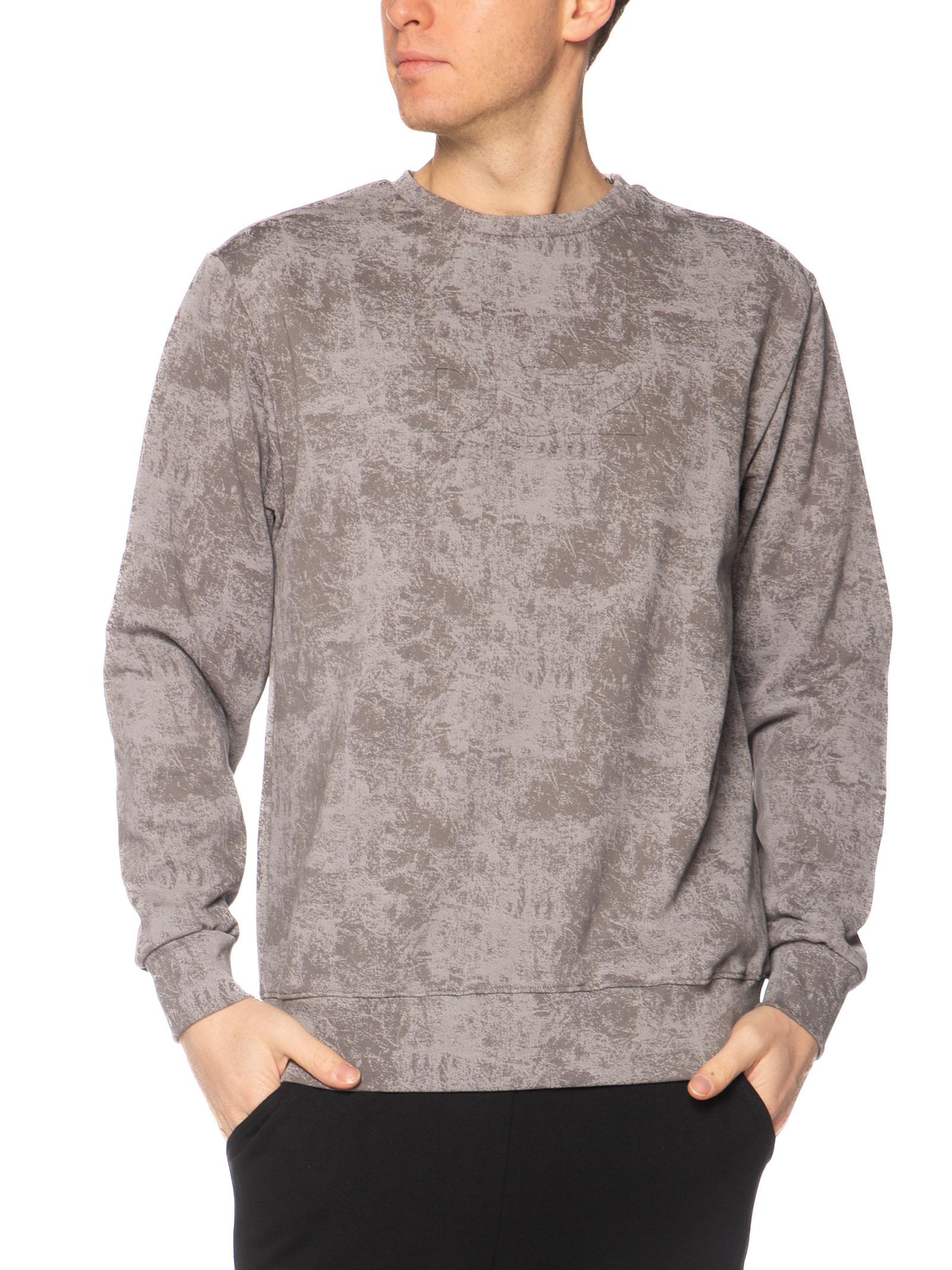 Felpa DS2 Grigio maltinto girocollo SS26201 GRIGIO DS2 