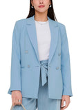 Blazer Only Azzurro Astrid doppipetto 15294709 /Soft Chambray ONLY 