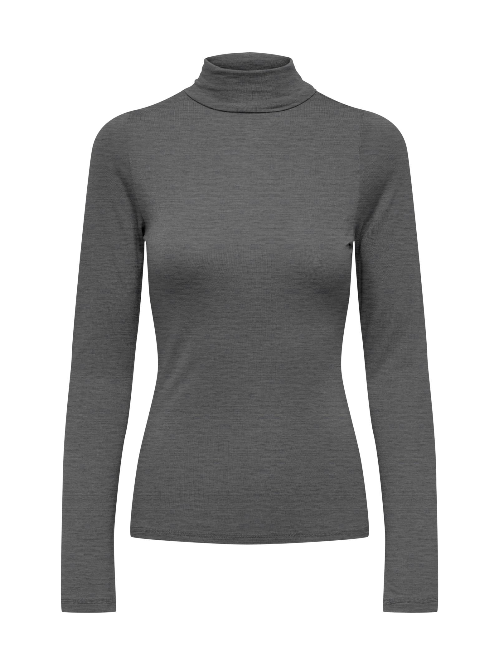 T-shirt Jacqueline De Yong Suma Antracite collo alto 15311143 /Dark Grey Melange JDY 