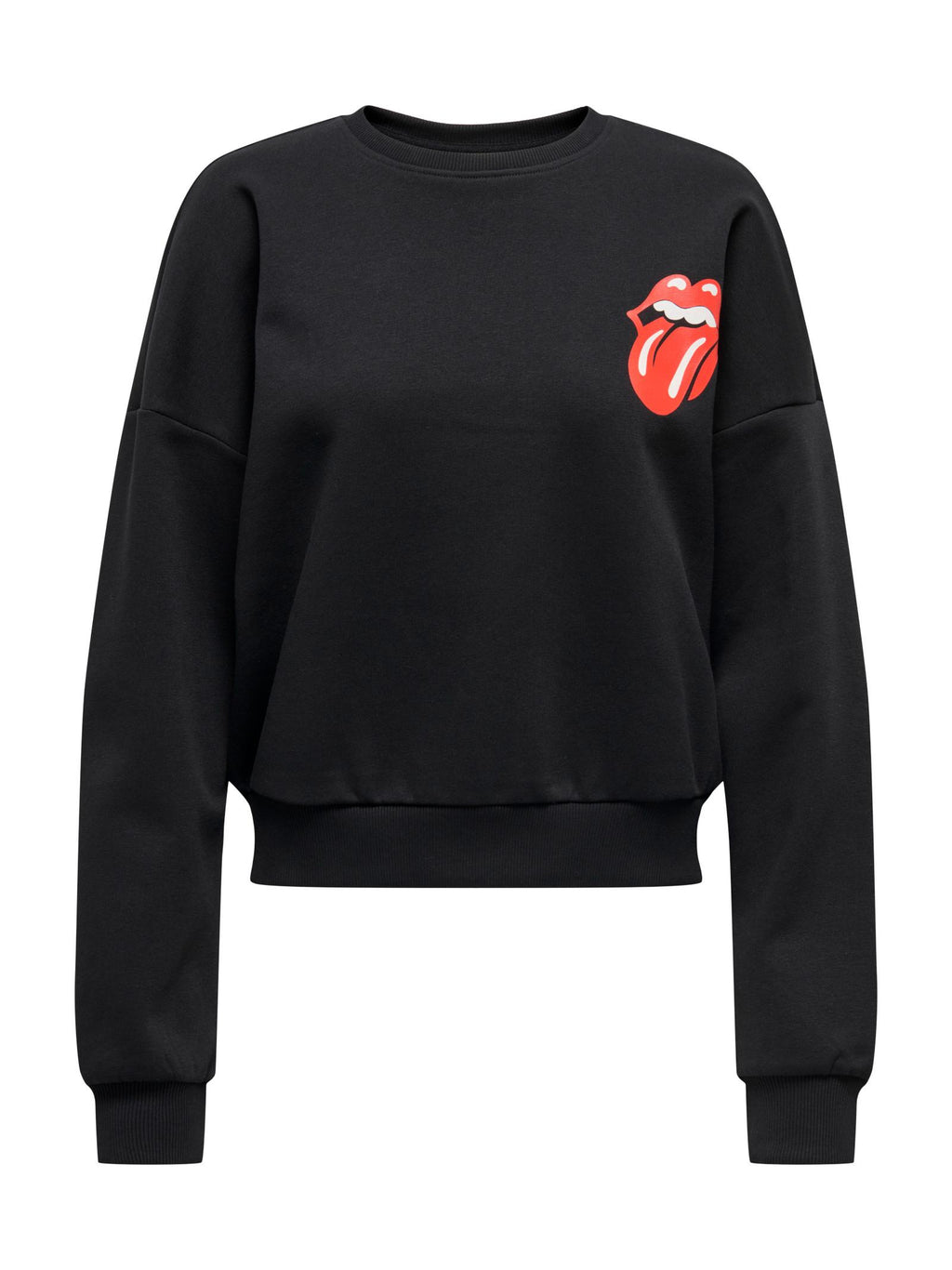Felpa Only Rolling Stones Nero stampa 15345927 /Black ONLY 