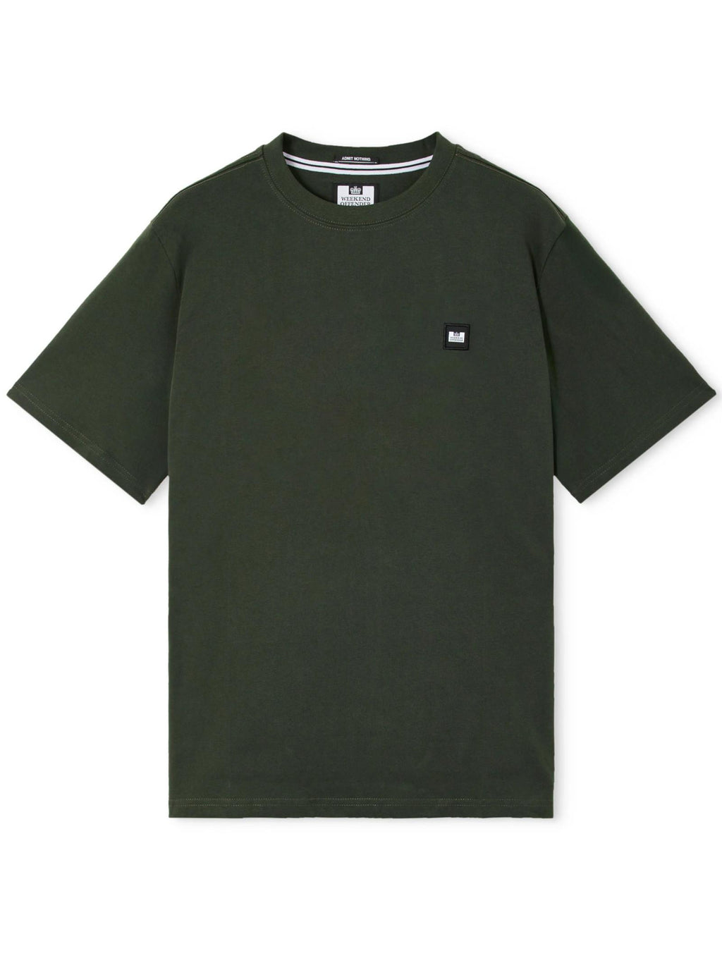 T-shirt Weekend Offender Verde con patch BROOKLANDS VERDE WEEKEND OFFENDER 