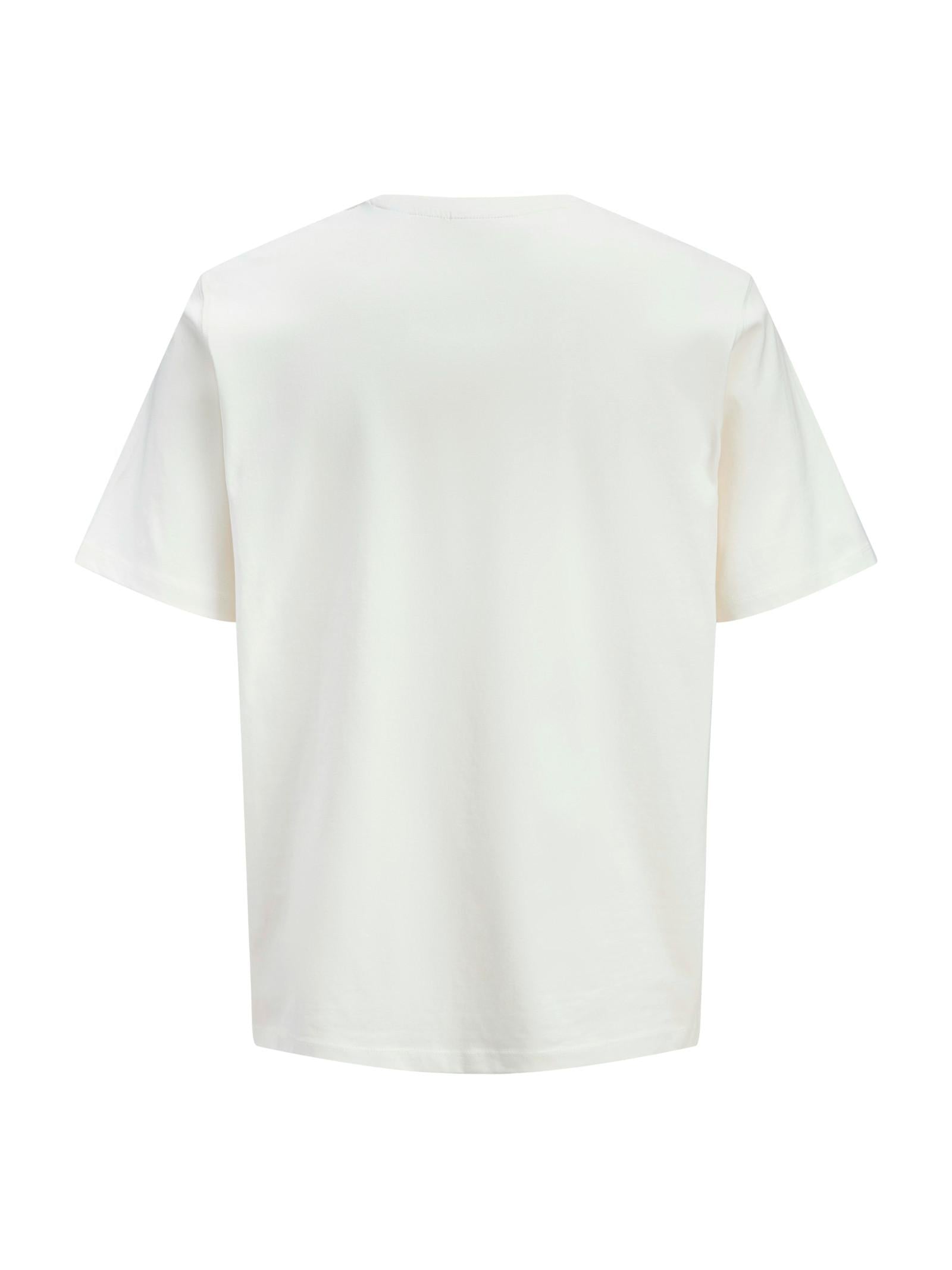 T-shirt Jack & Jones Harvard Bianco Relaxed fit 12290572 /Egret JACK & JONES 