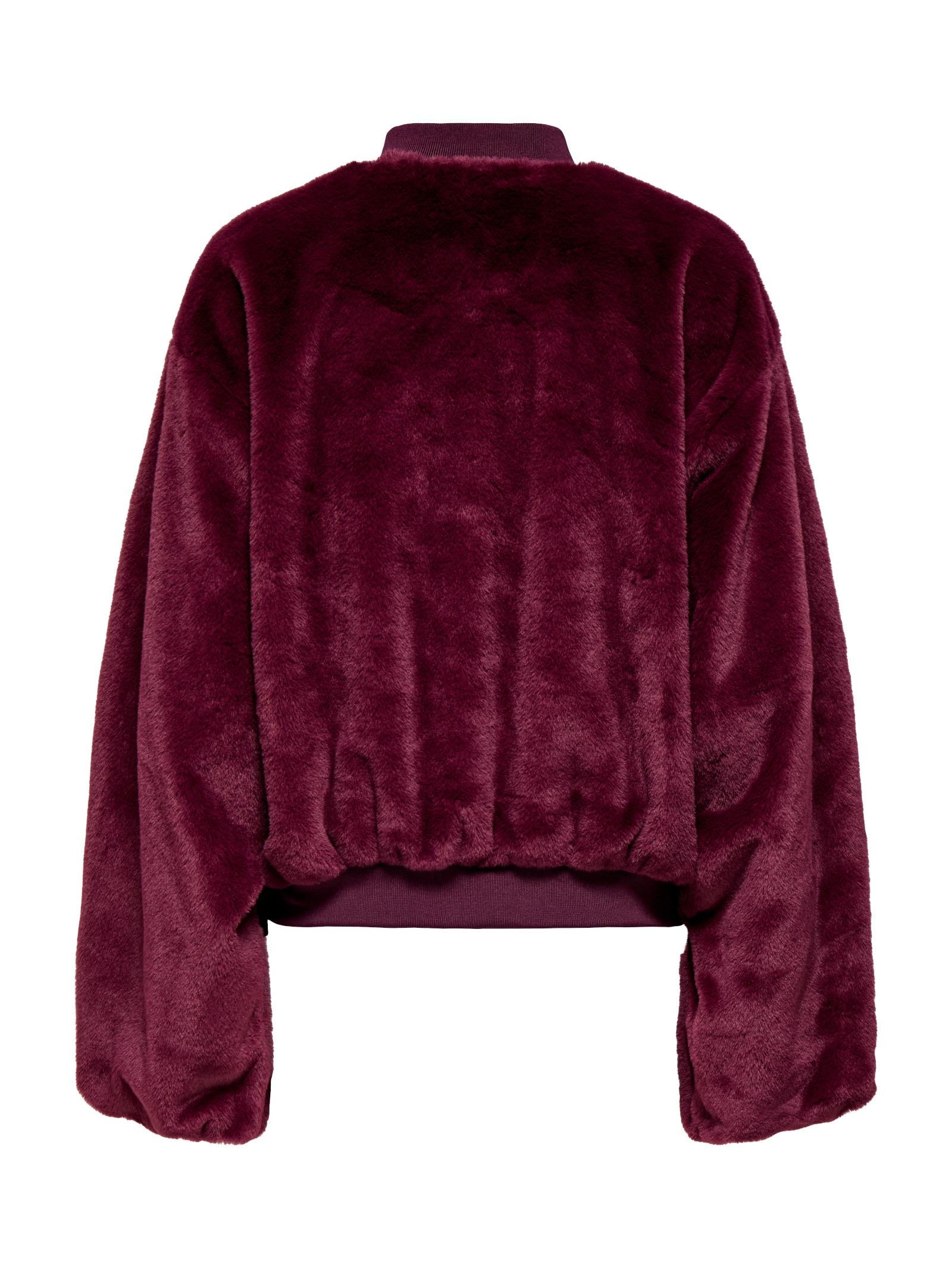 Bomber Only Dana Vinaccia con pelo 15350366 /Mauve Wine ONLY 