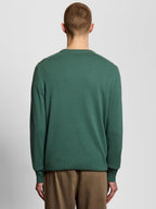 Maglia Lyle & Scott Verde girocollo KN2136V EVERGLADE LYLE & SCOTT 