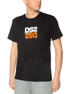 T-shirt DS2 Nero stampa specchio SS26251 NERO DS2 