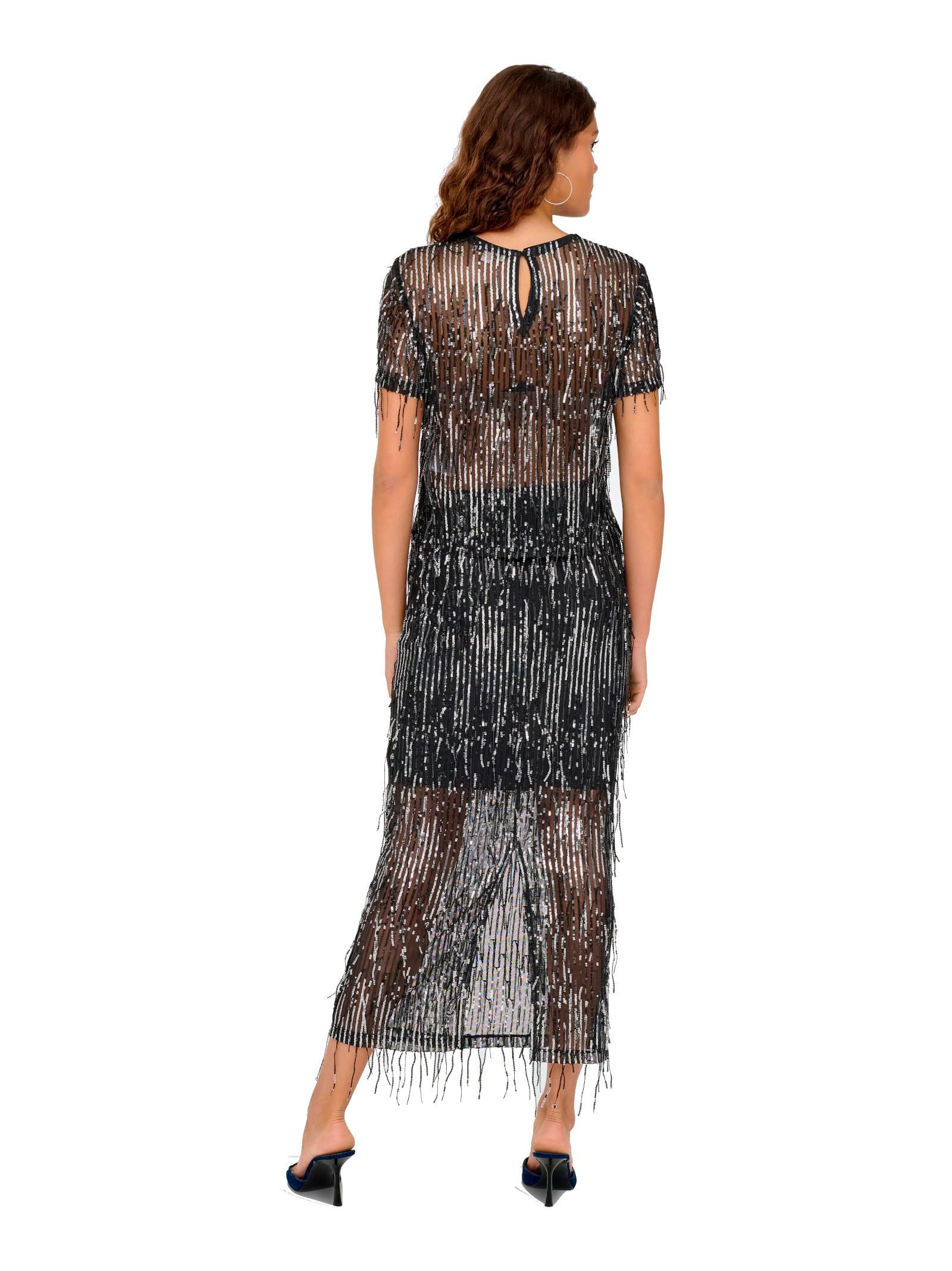 T-shirt Only Spacy Nero con paillettes 15359928 /Black ONLY 