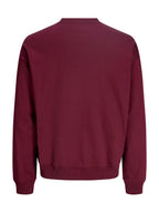 Felpa Jack & Jones Harvard Bordeaux ricamo 12290579 /Maroon Banner JACK & JONES 