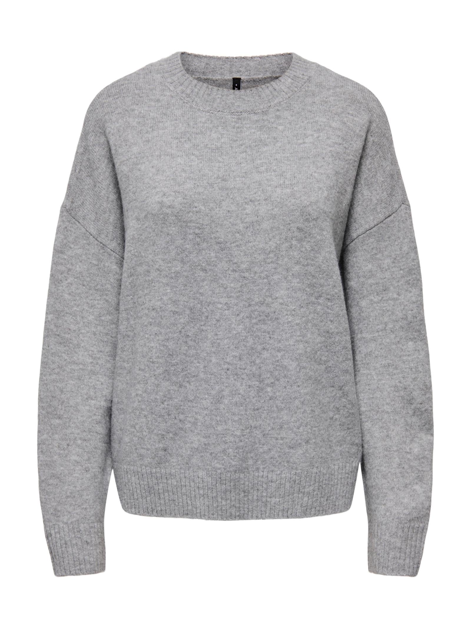 Maglia Only Rene Grigio girocollo 15357502 /Medium Grey Melange ONLY 